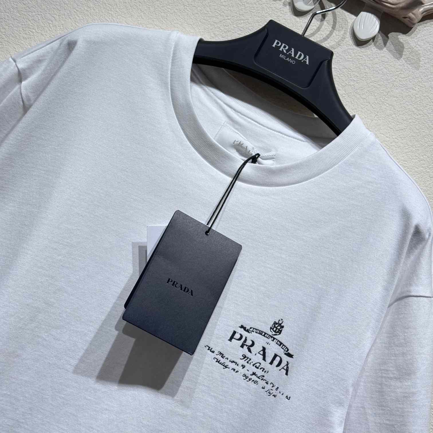 Prada Cotton T-Shirt - PerfectKickZ
