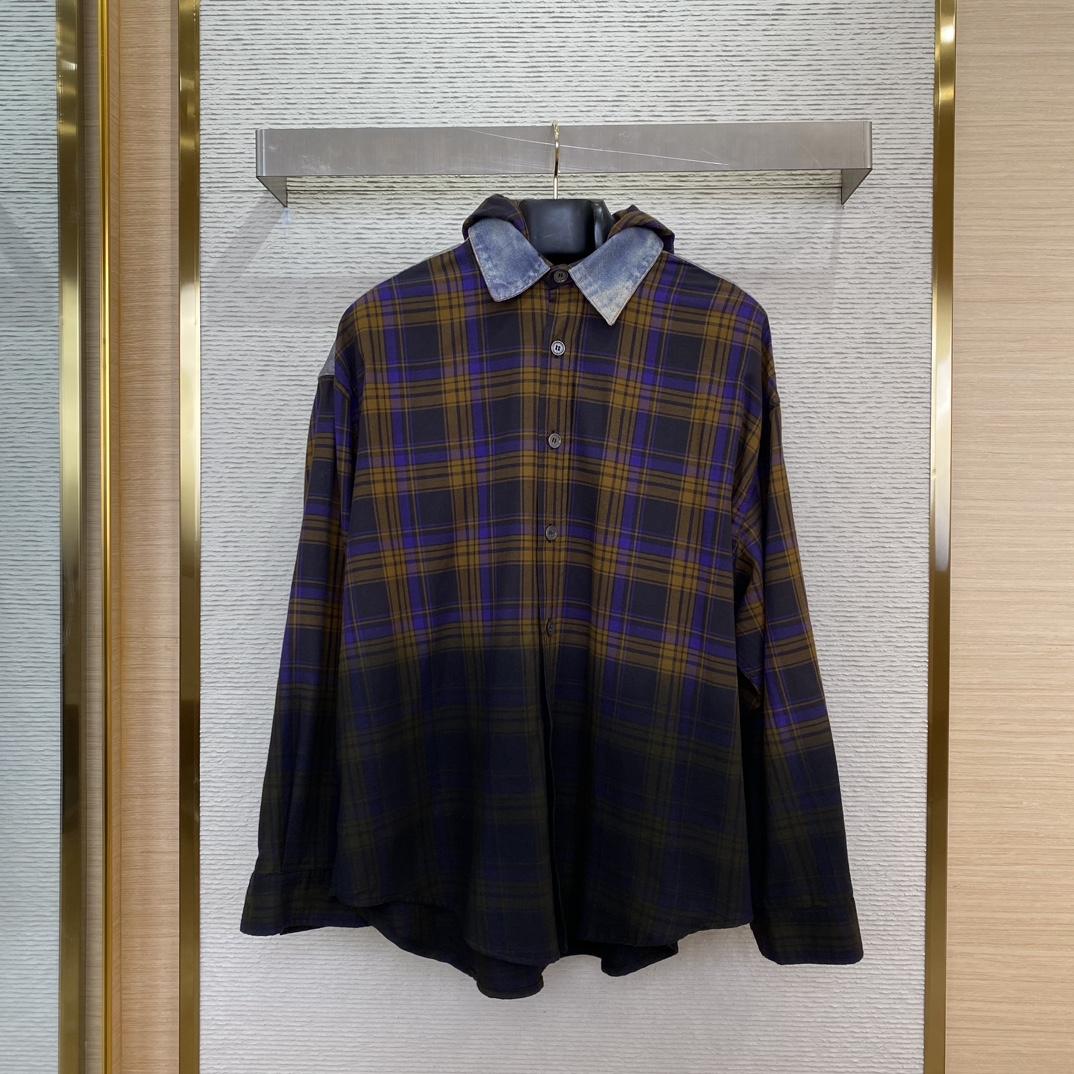Acne Studios Hooded Button-up Shirt   - PerfectKickZ
