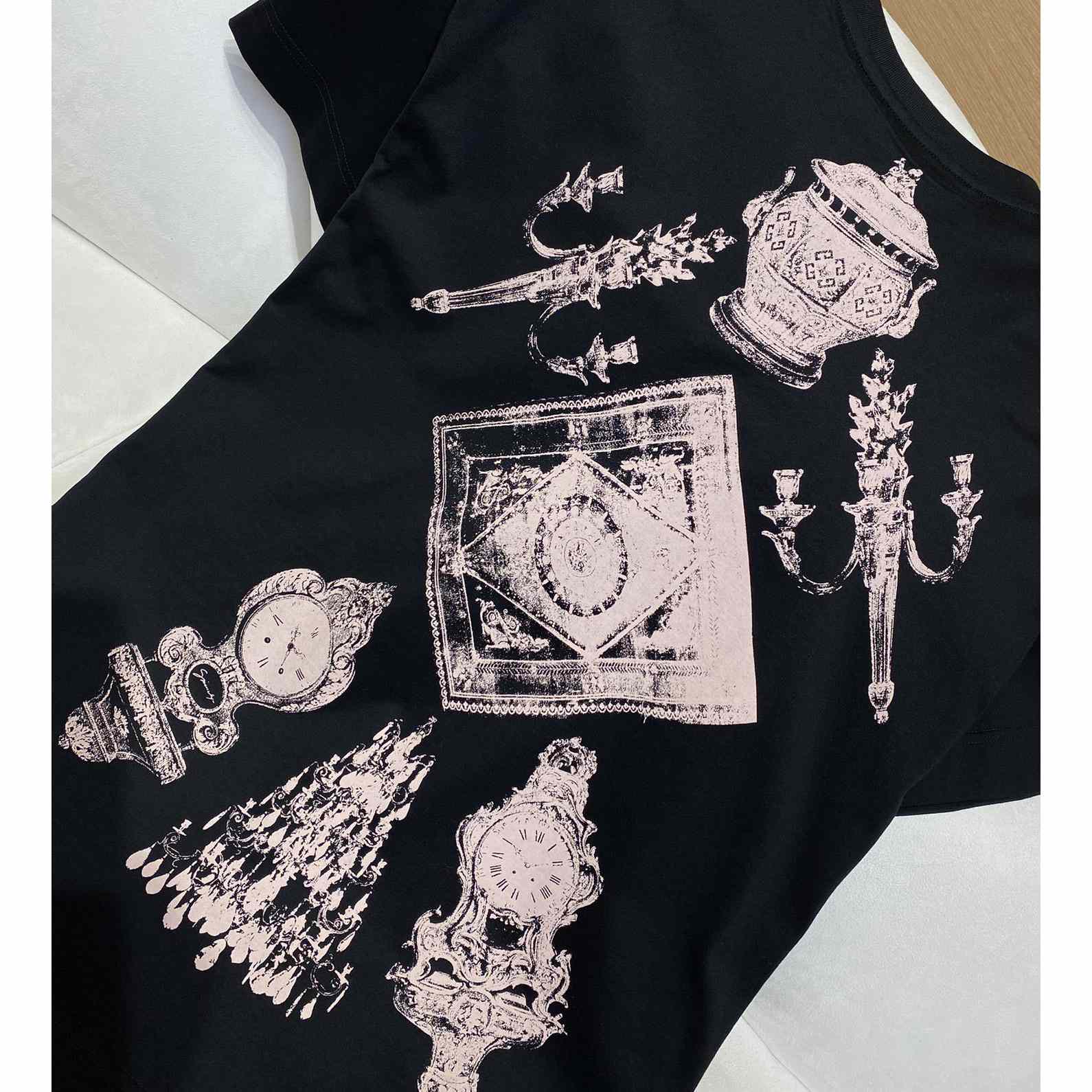 Givenchy T-shirt In Cotton With Hubert Objects Print - 