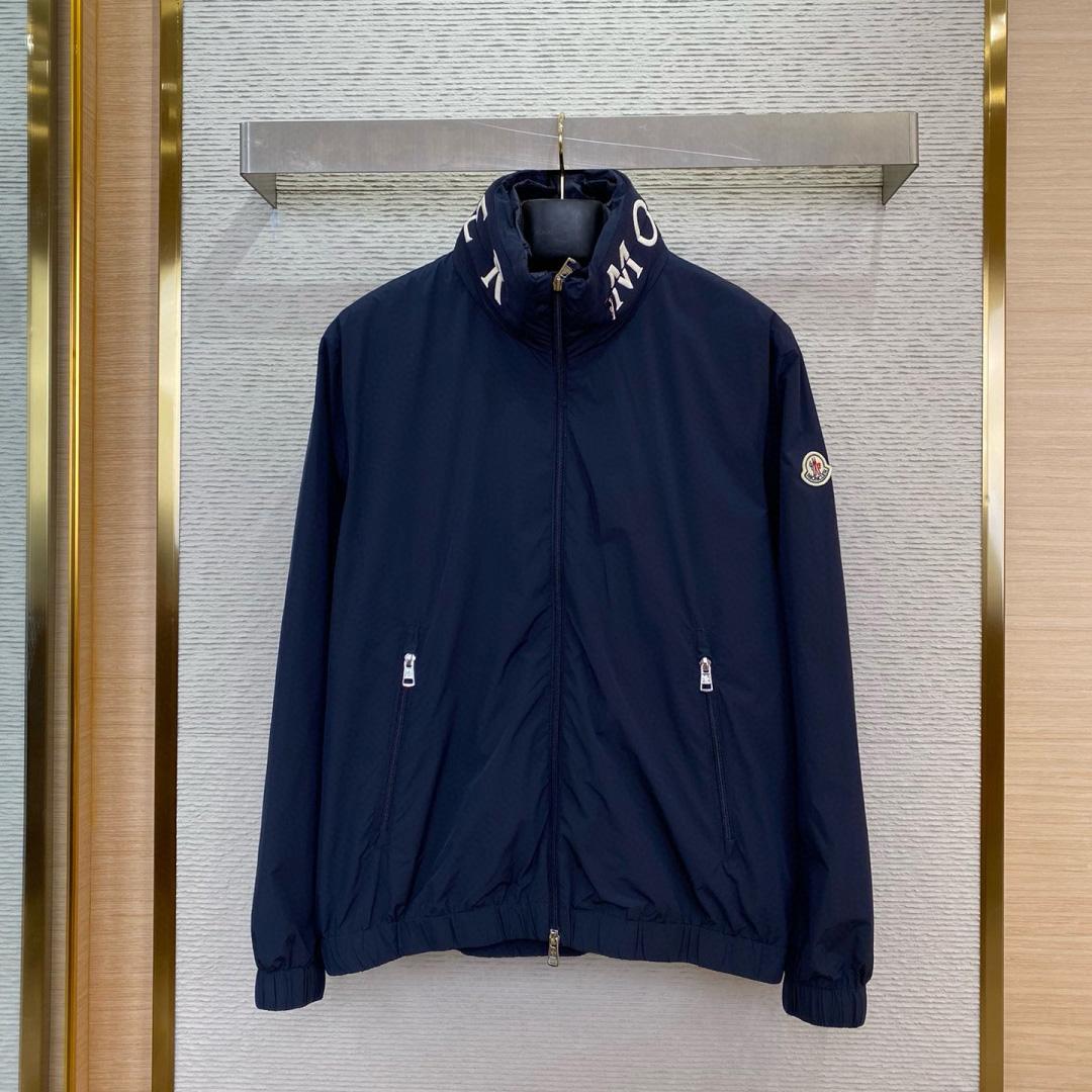 Moncler Logo Patch Zip-Up Jacket - PerfectKickZ