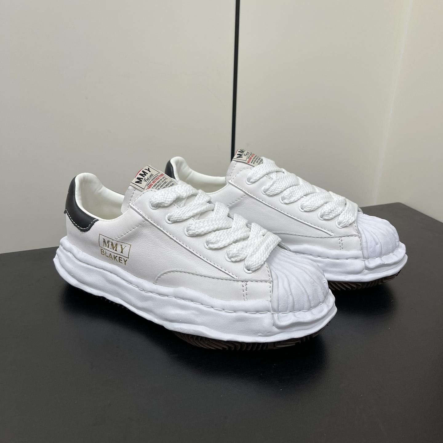 Maison Mihara Yasuhiro Blakey OG Sole Leather Sneakers - PerfectKickZ