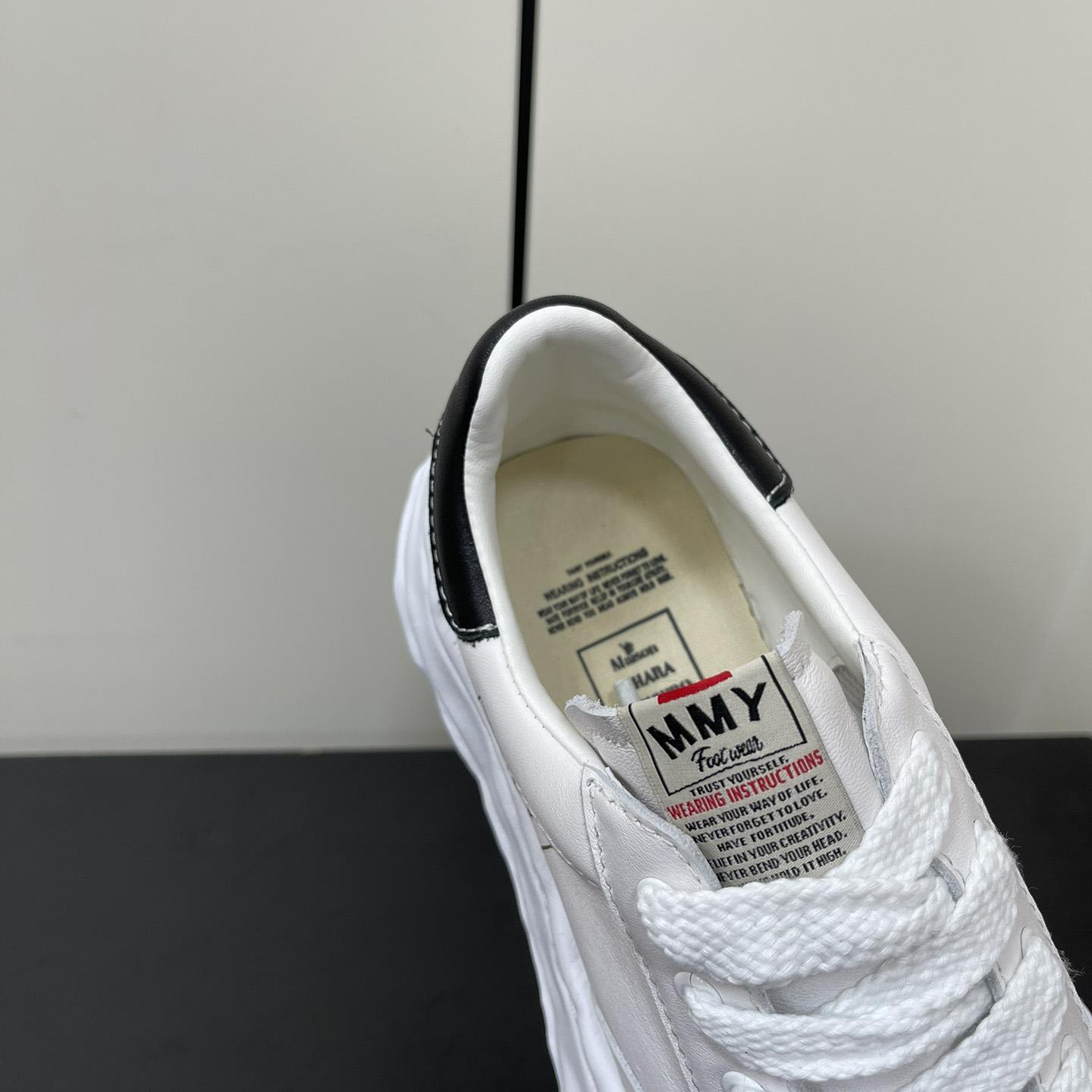 Maison Mihara Yasuhiro Blakey OG Sole Leather Sneakers - PerfectKickZ