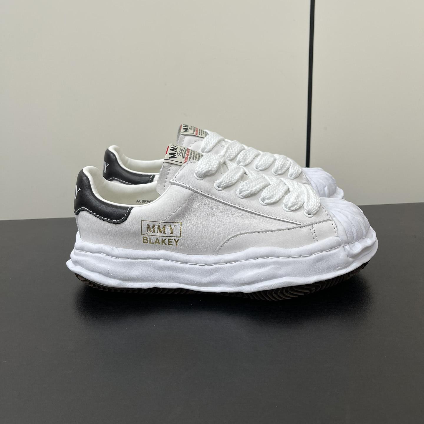 Maison Mihara Yasuhiro Blakey OG Sole Leather Sneakers - PerfectKickZ