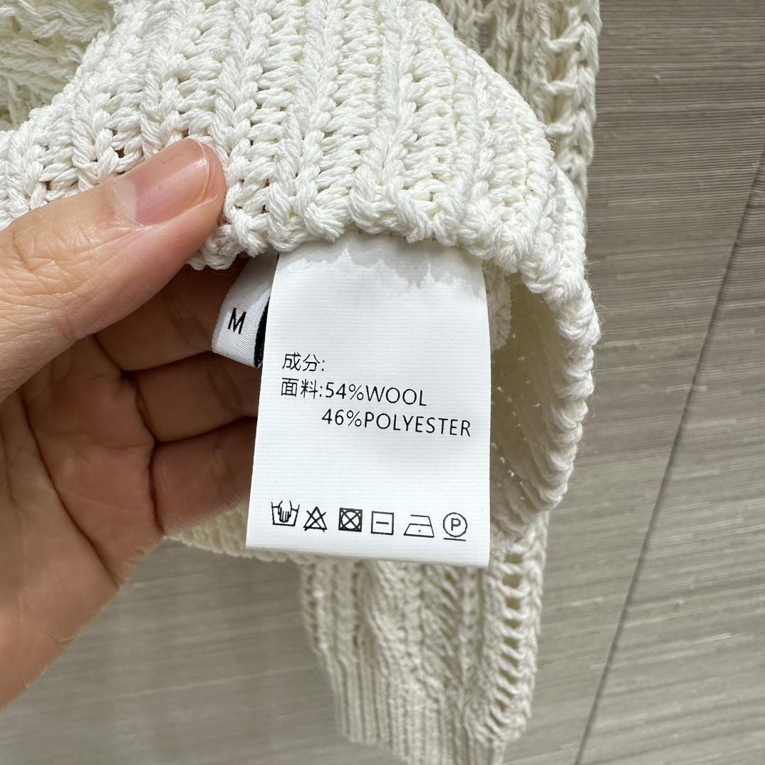 Brunello Cucinelli Jute And Cotton Cable & Mesh Sweater - PerfectKickZ