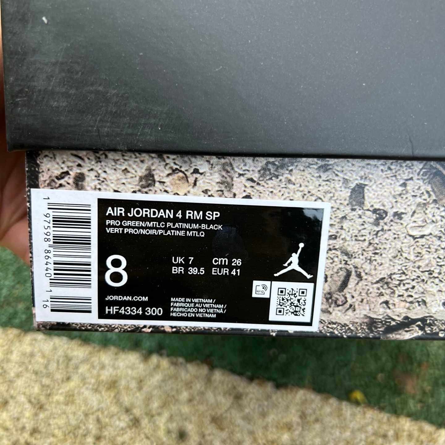 Nigel Sylvester x Air Jordan AJ4 RM Sneakers    HF4334-300 - PerfectKickZ