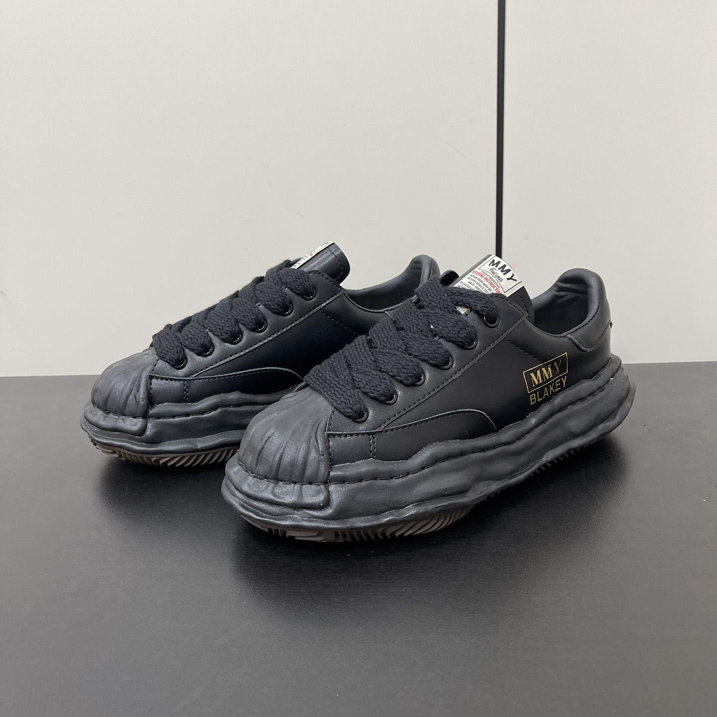 Maison Mihara Yasuhiro Blakey OG Sole Leather Sneakers - PerfectKickZ
