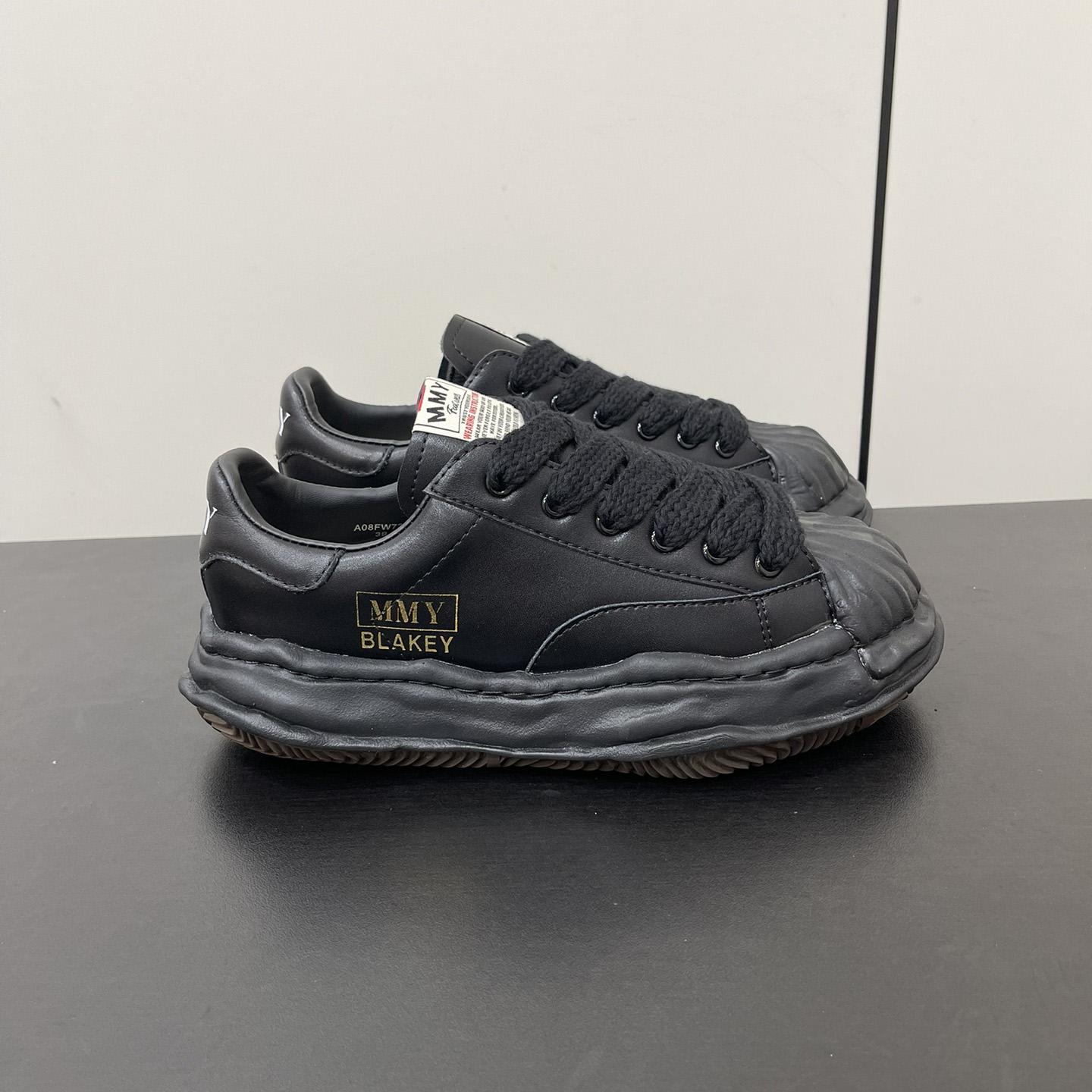 Maison Mihara Yasuhiro Blakey OG Sole Leather Sneakers - PerfectKickZ