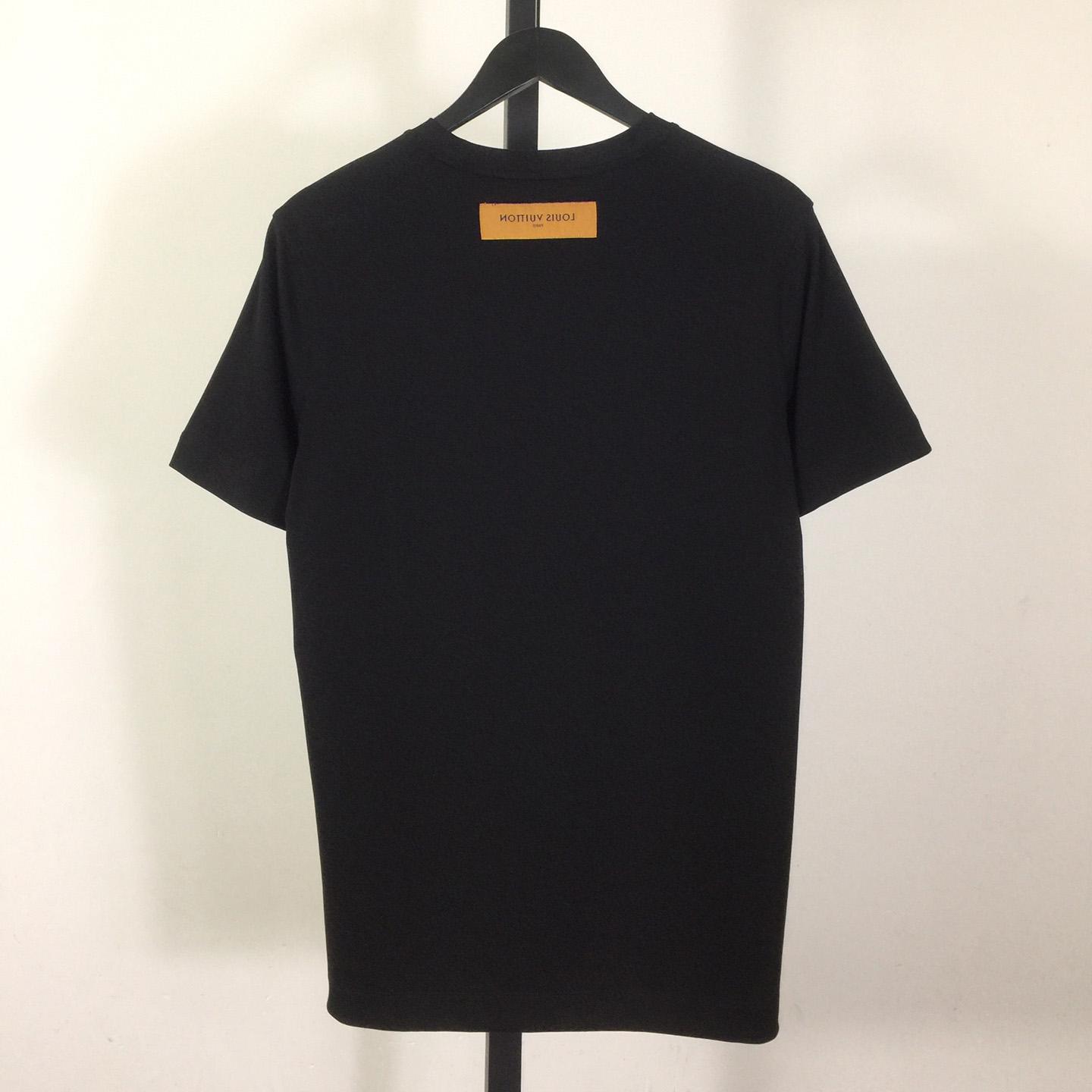 Louis Vuitton Cotton T-Shirt With Crystal - PerfectKickZ