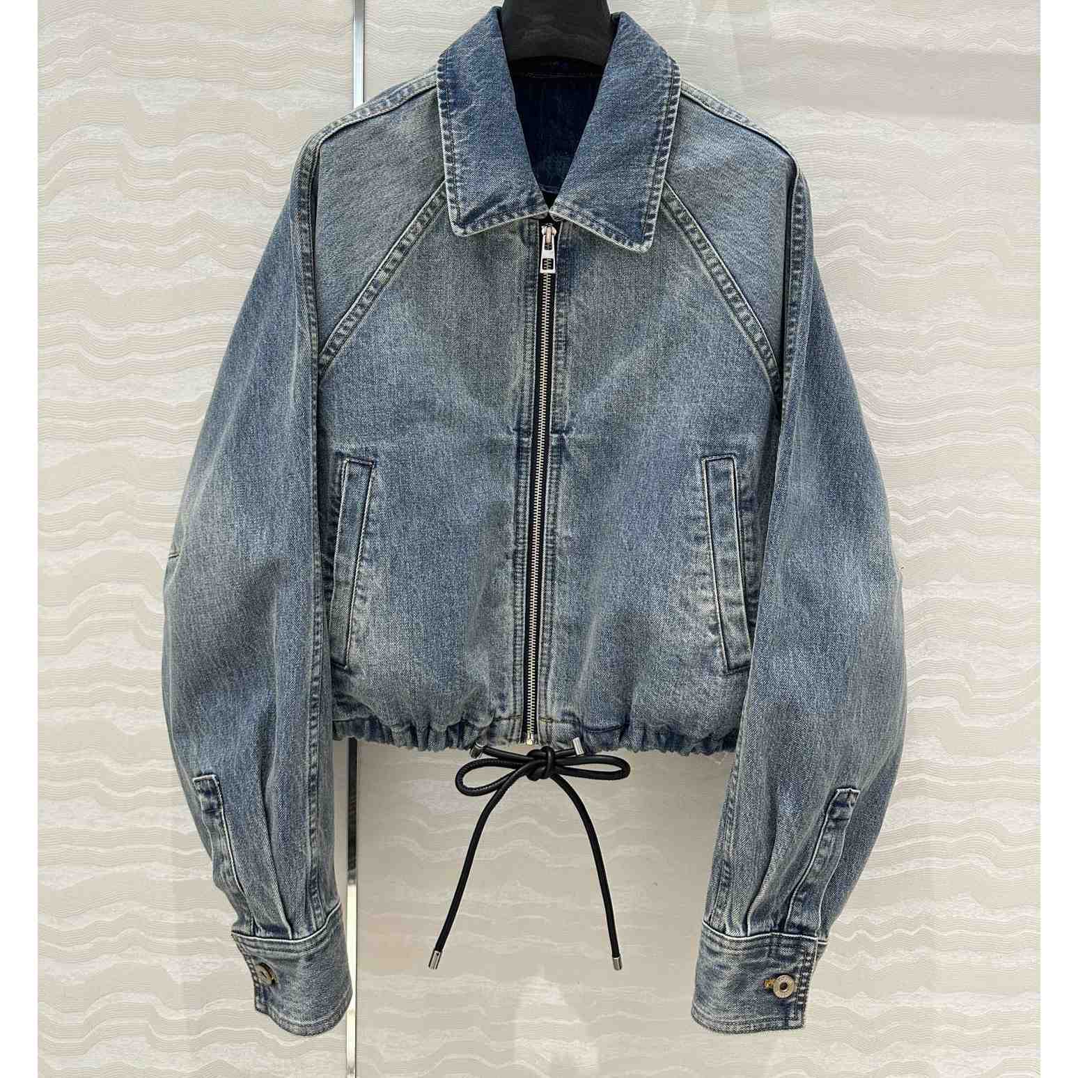 Loewe Balloon Jacket In Denim - PerfectKickZ