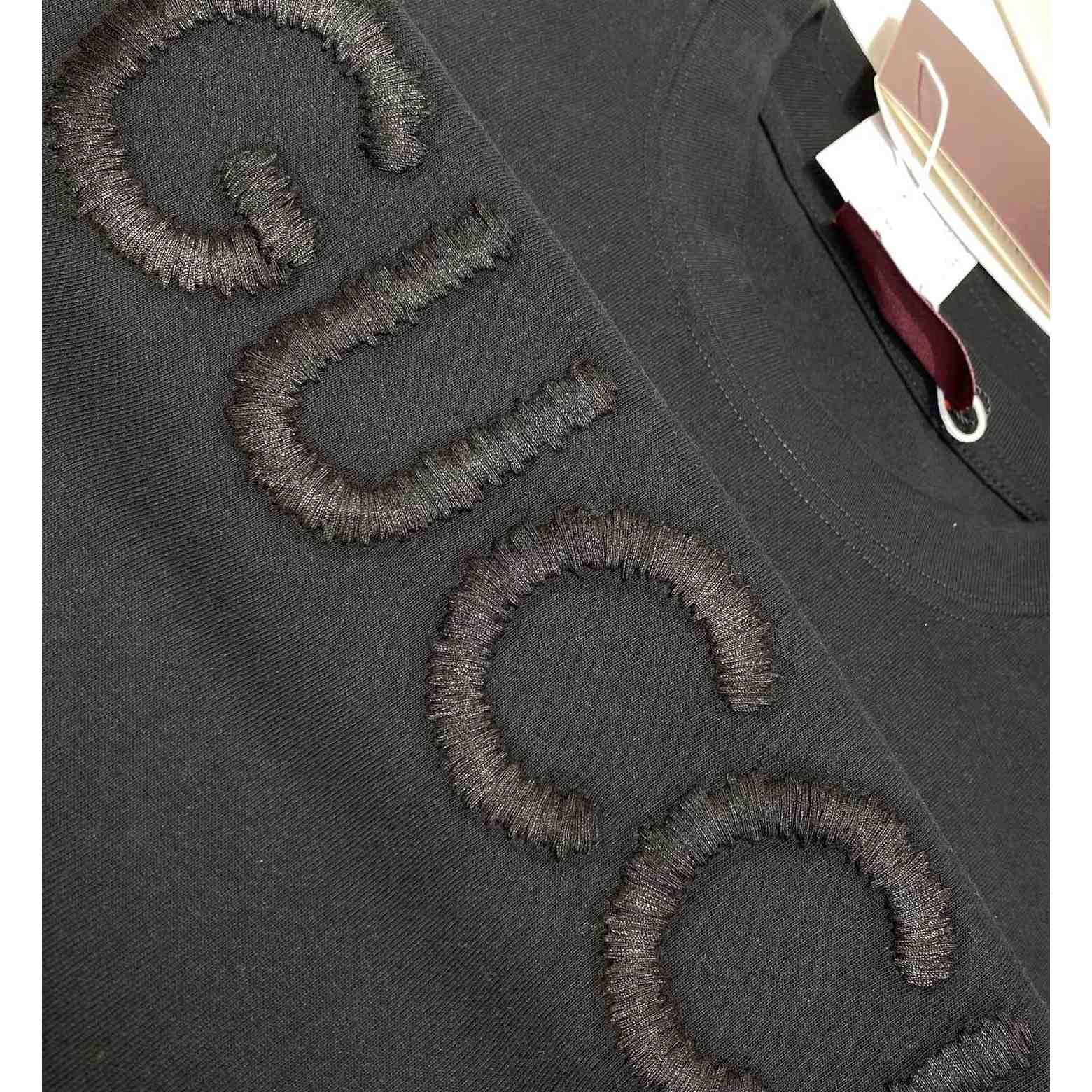 Gucci Cotton Jersey T-shirt With Embroidery - PerfectKickZ