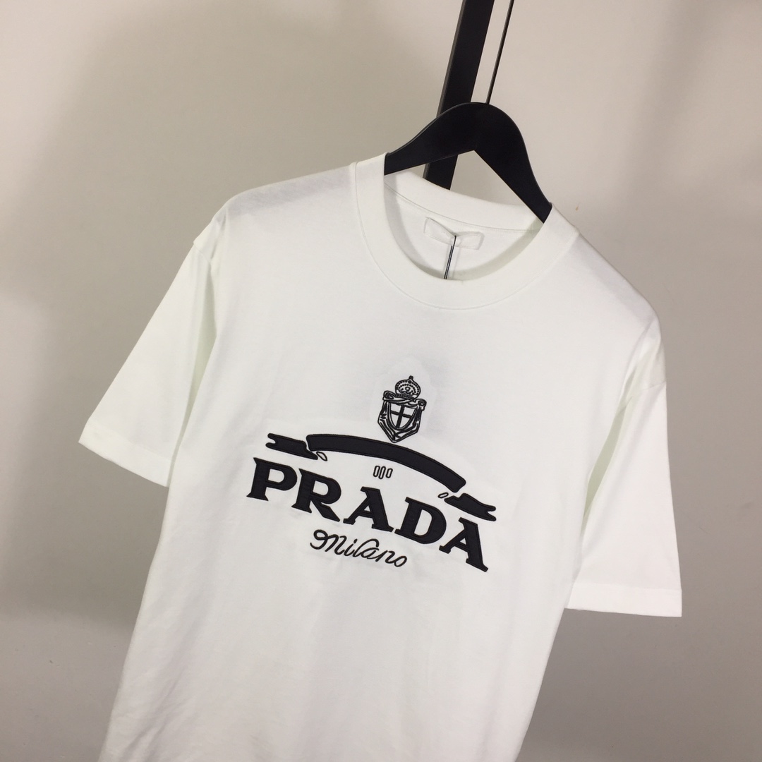 Prada Cotton T-Shirt - PerfectKickZ