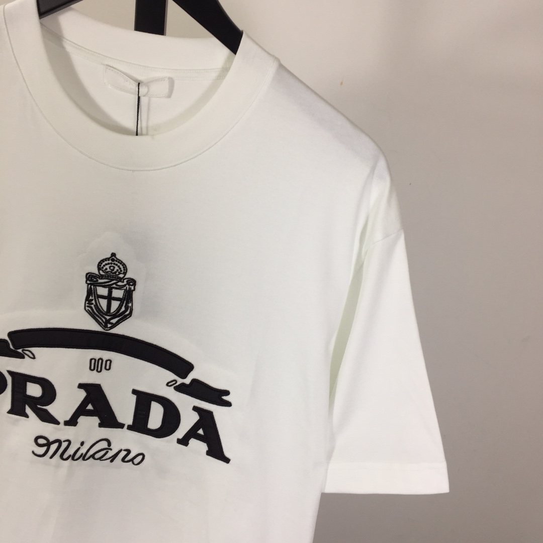 Prada Cotton T-Shirt - PerfectKickZ