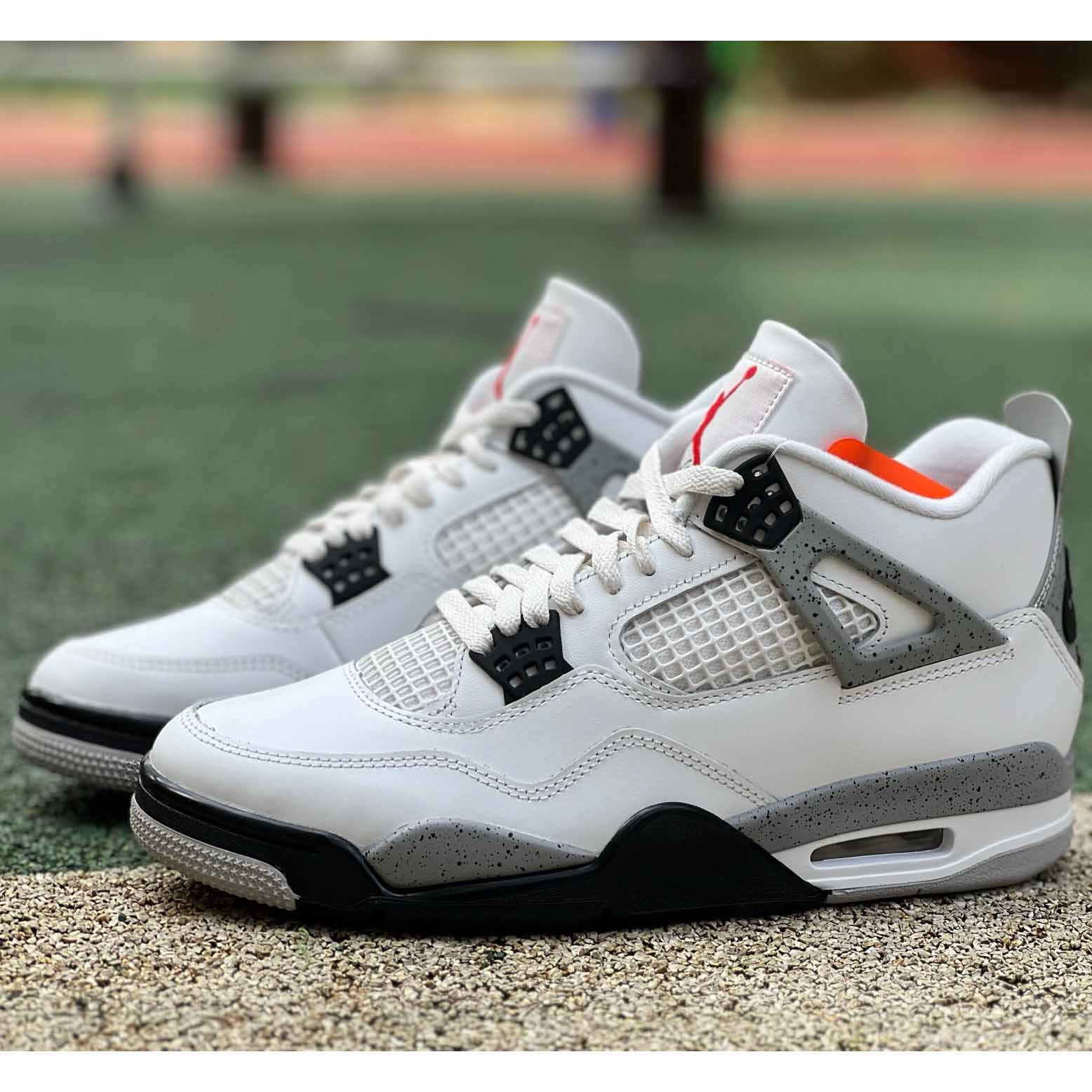 Air Jordan 4 “White Cement” Sneakers    FV5029-100 - PerfectKickZ