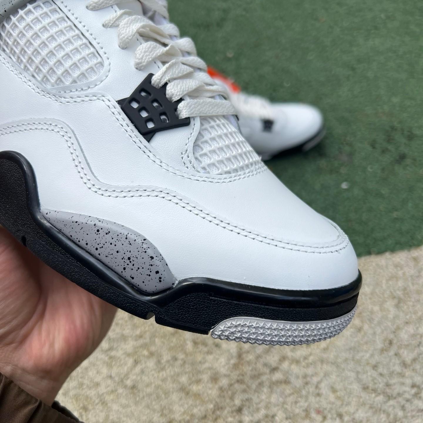 Air Jordan 4 “White Cement” Sneakers    FV5029-100 - PerfectKickZ