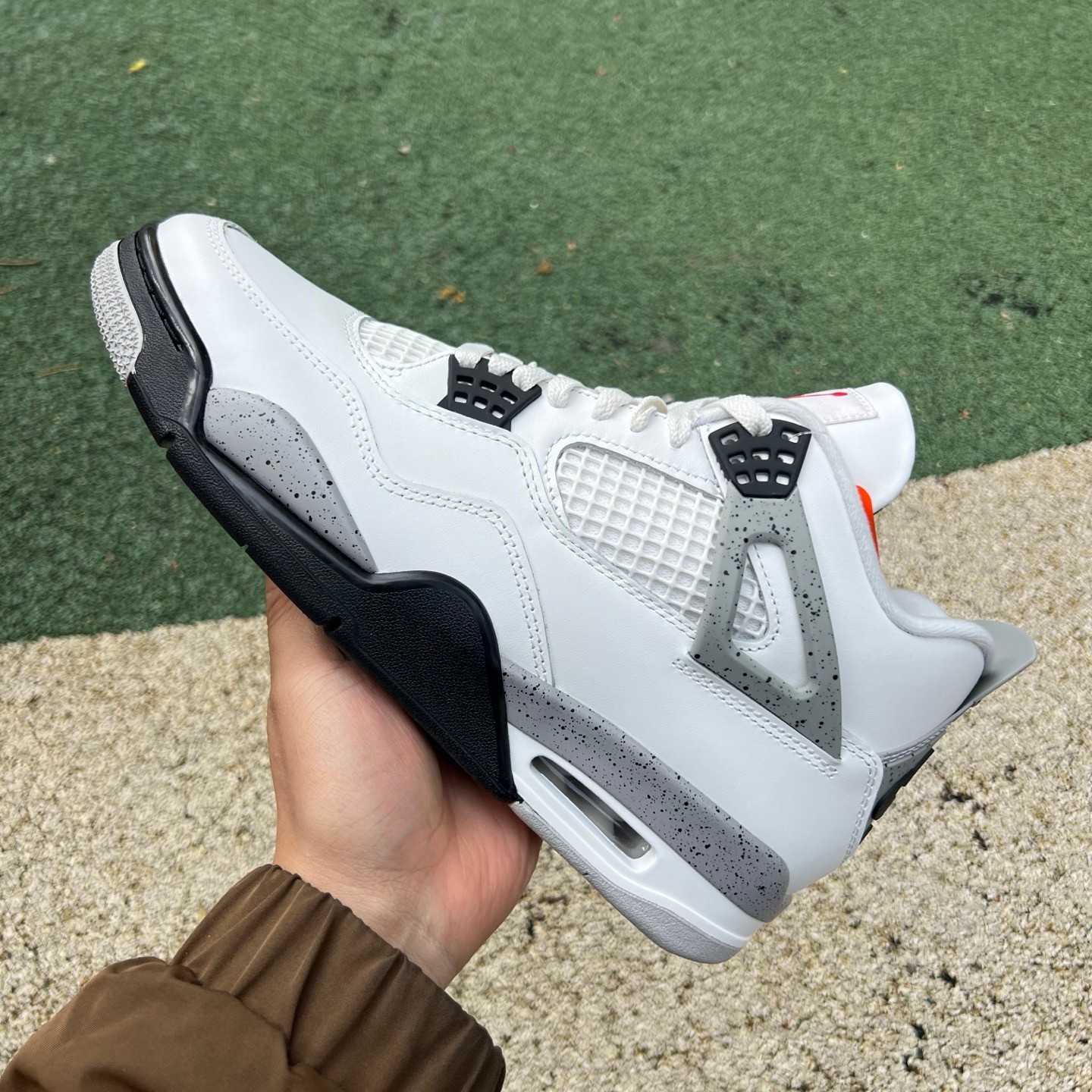 Air Jordan 4 “White Cement” Sneakers    FV5029-100 - PerfectKickZ
