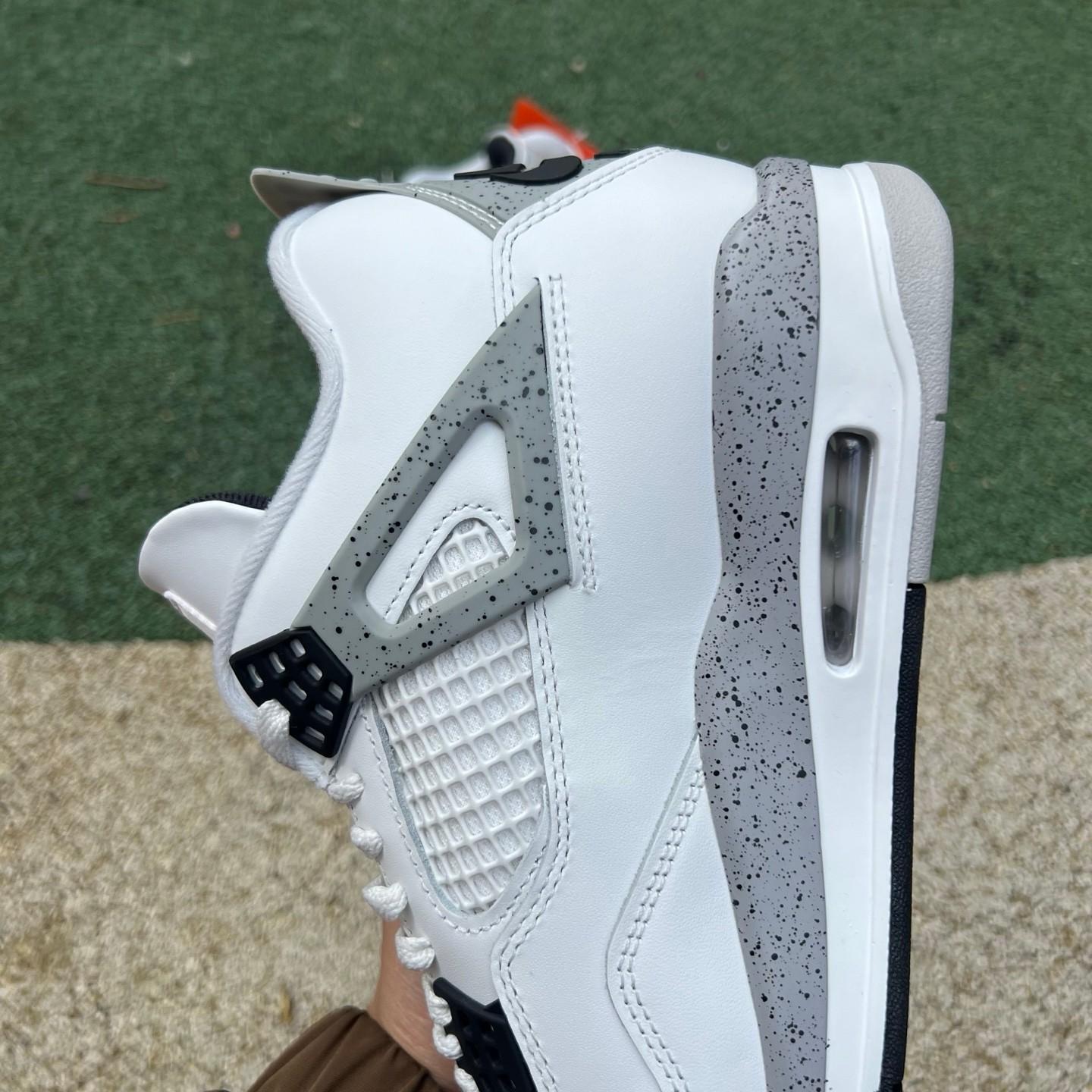 Air Jordan 4 “White Cement” Sneakers    FV5029-100 - PerfectKickZ