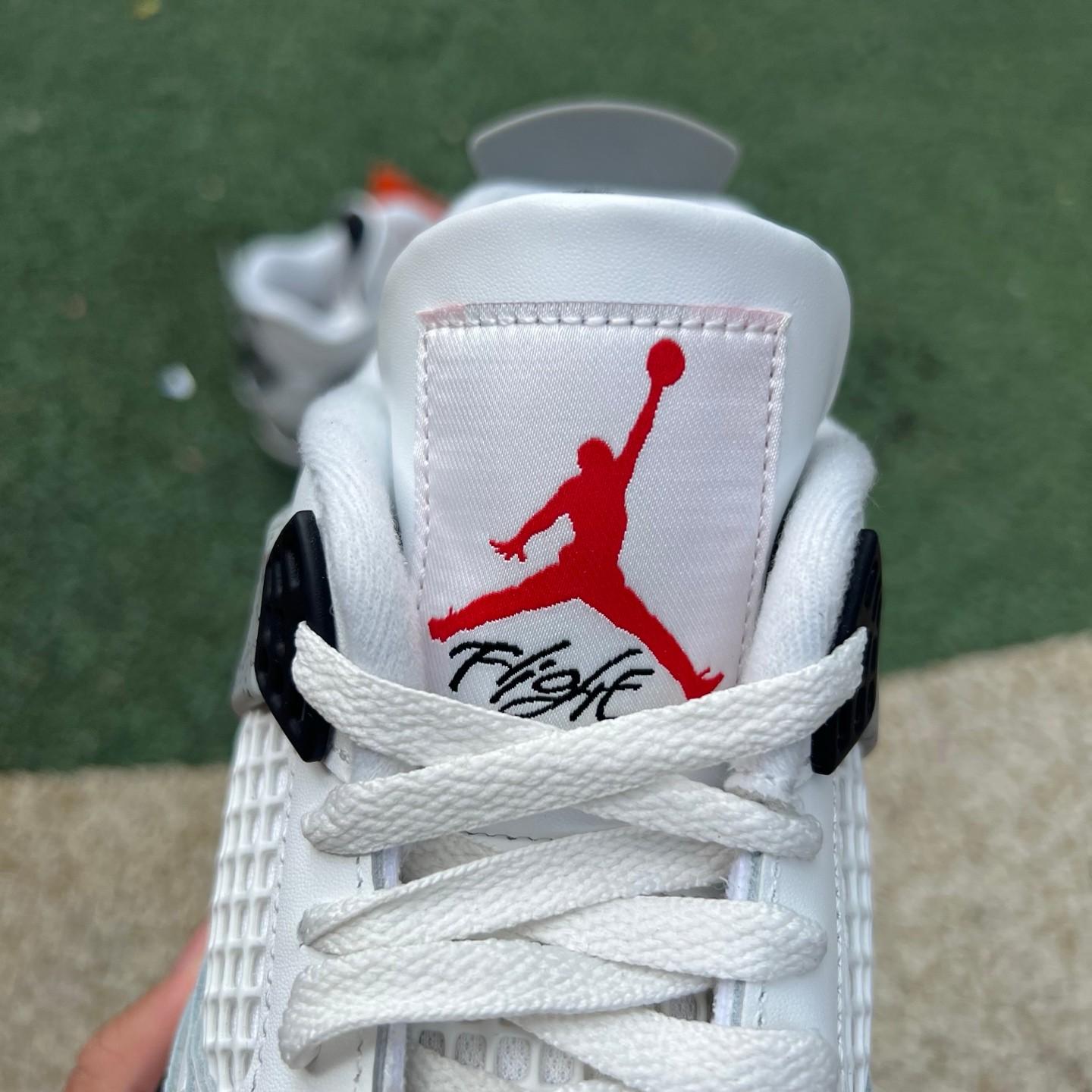 Air Jordan 4 “White Cement” Sneakers    FV5029-100 - PerfectKickZ