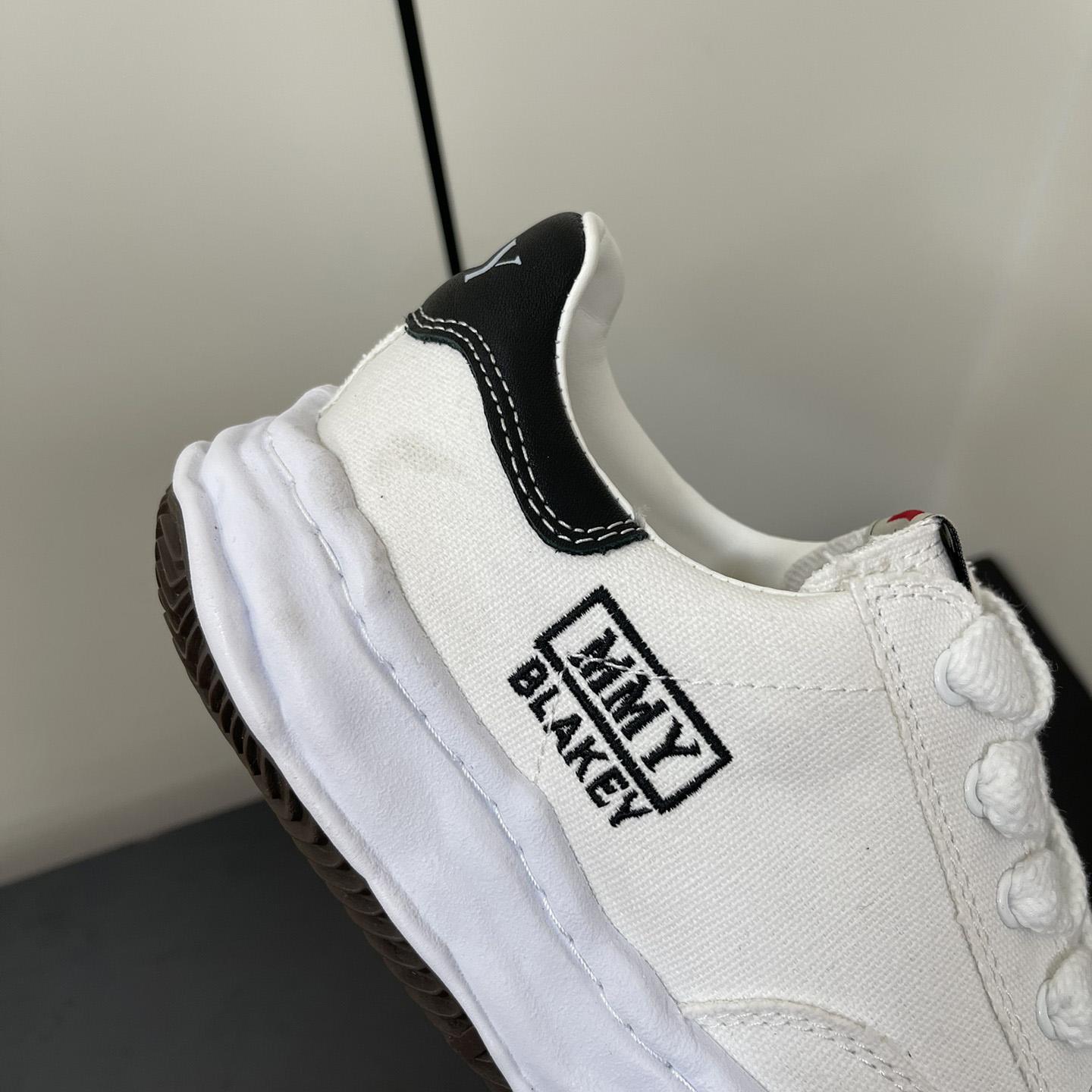 Maison Mihara Yasuhiro OG Sole Canvas Low White Sneakers - PerfectKickZ