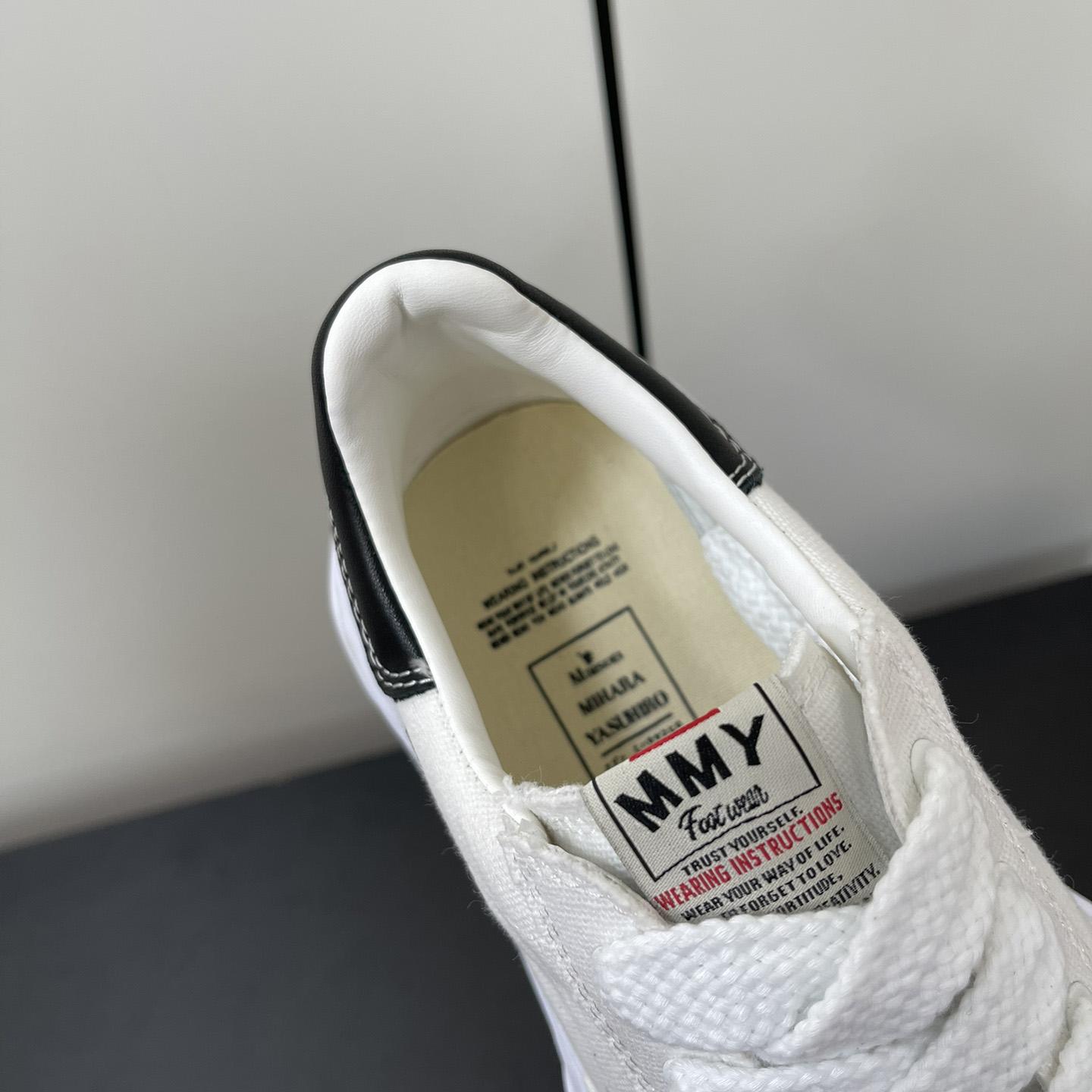 Maison Mihara Yasuhiro OG Sole Canvas Low White Sneakers - PerfectKickZ