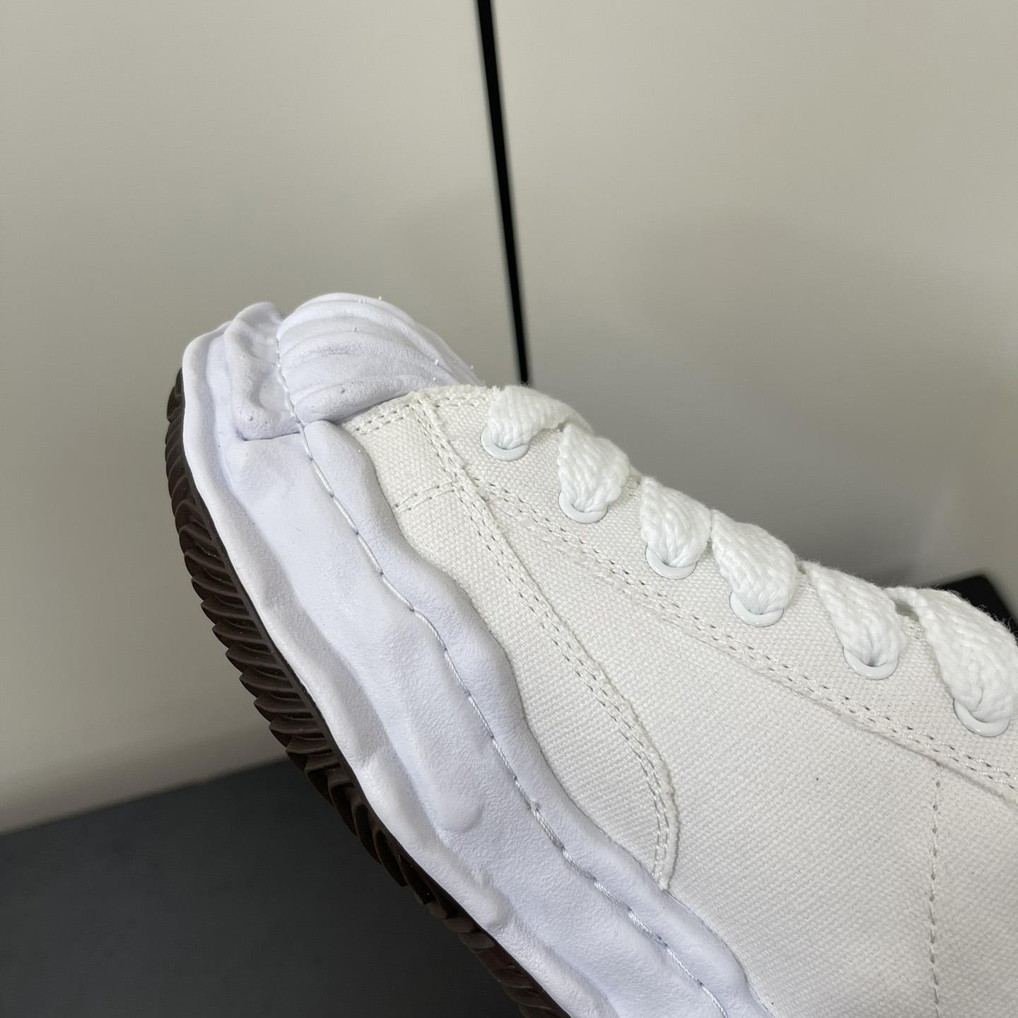 Maison Mihara Yasuhiro OG Sole Canvas Low White Sneakers - PerfectKickZ