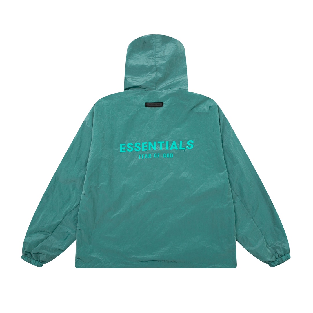 Fear Of God Essential Crinkle Nylon Jacket - PerfectKickZ