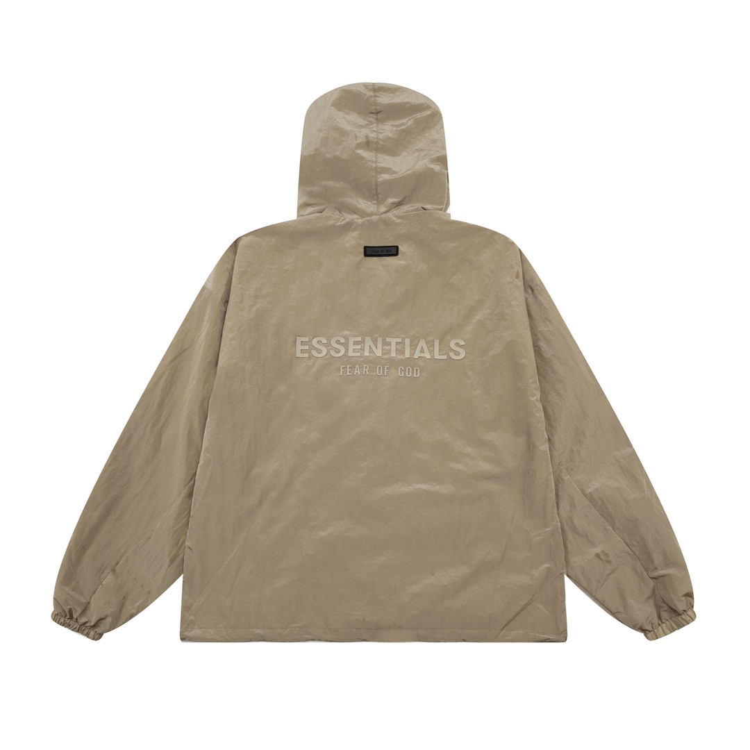 Fear Of God Essential Crinkle Nylon Jacket - PerfectKickZ