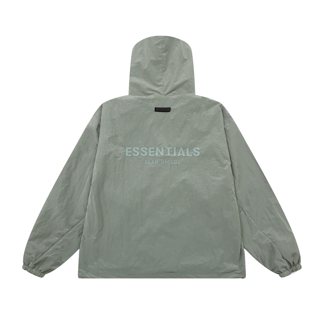 Fear Of God Essential Crinkle Nylon Jacket - PerfectKickZ