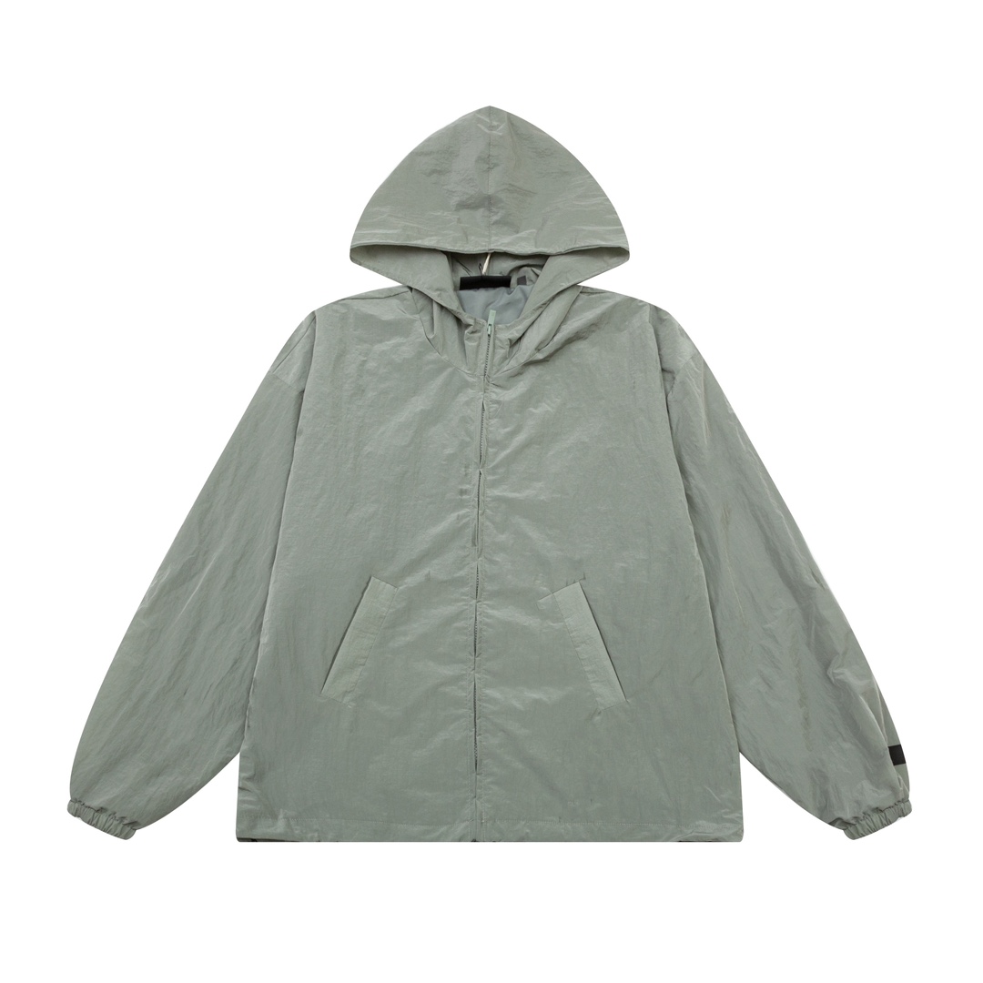 Fear Of God Essential Crinkle Nylon Jacket - PerfectKickZ