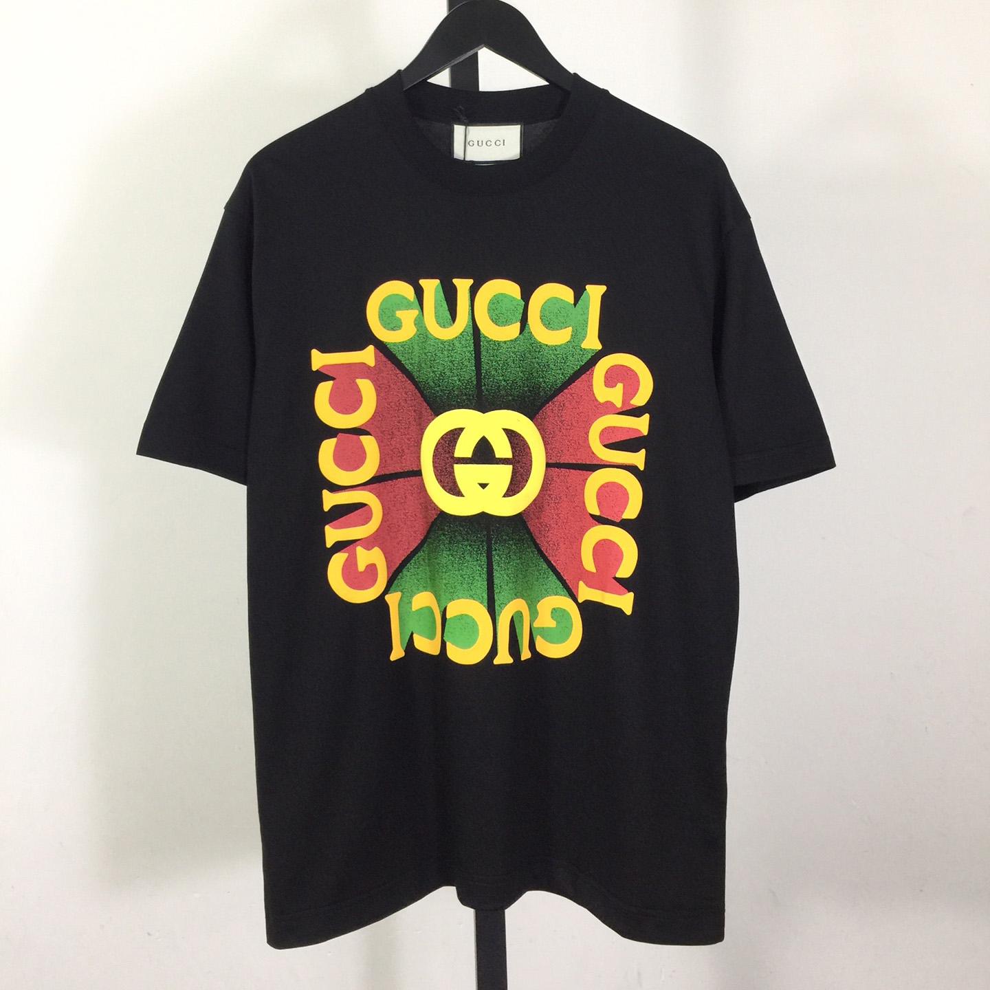 Gucci Cotton Jersey Printed T-shirt   - PerfectKickZ