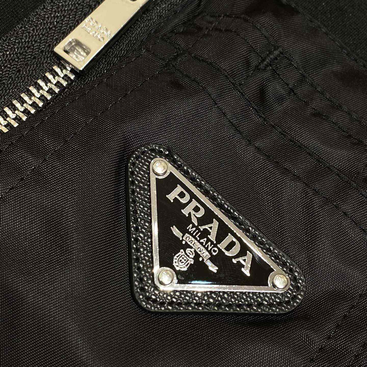 Prada Cotton Fleece And Re-Nylon Hoodie - PerfectKickZ