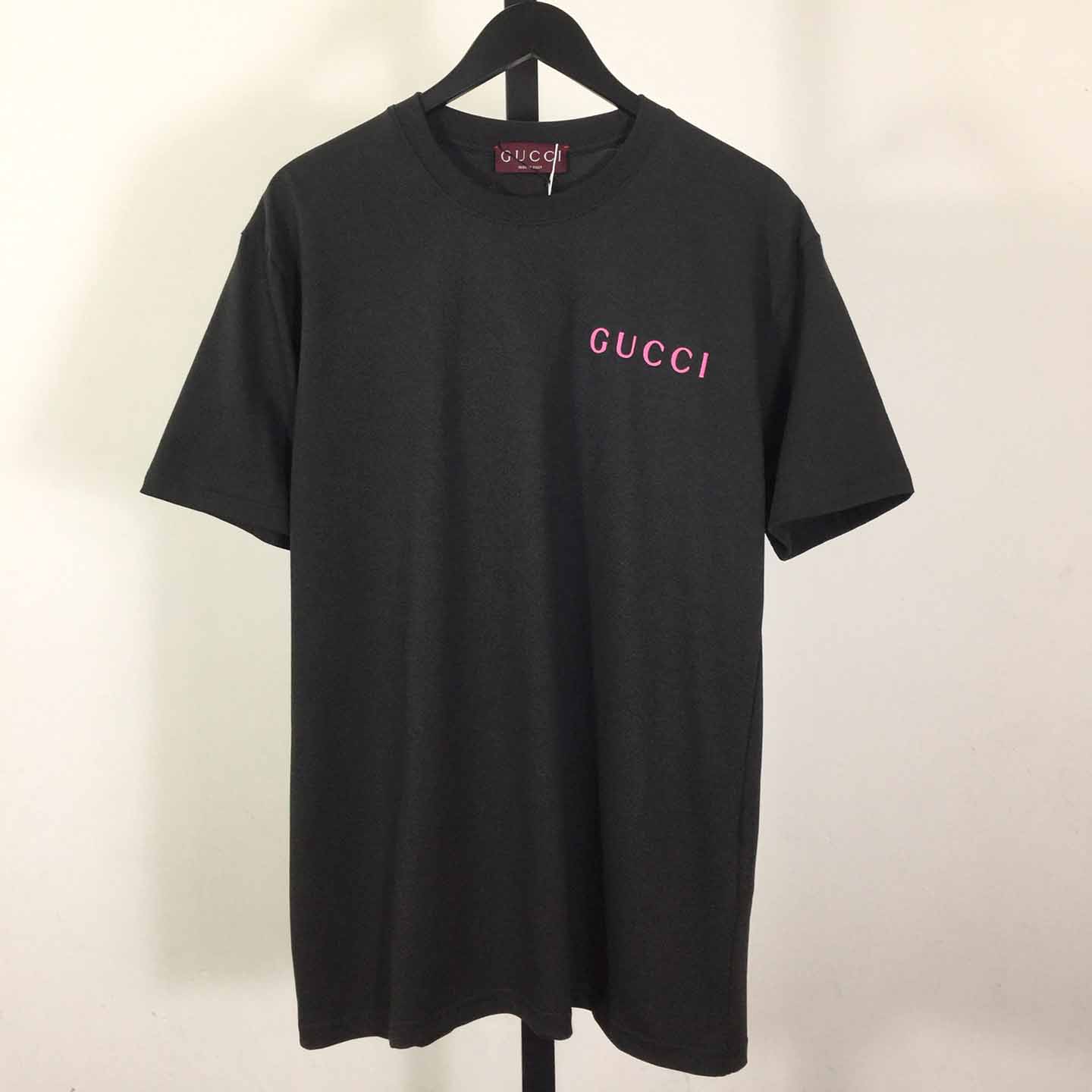 Gucci Printed Cotton Jersey T-shirt - PerfectKickZ