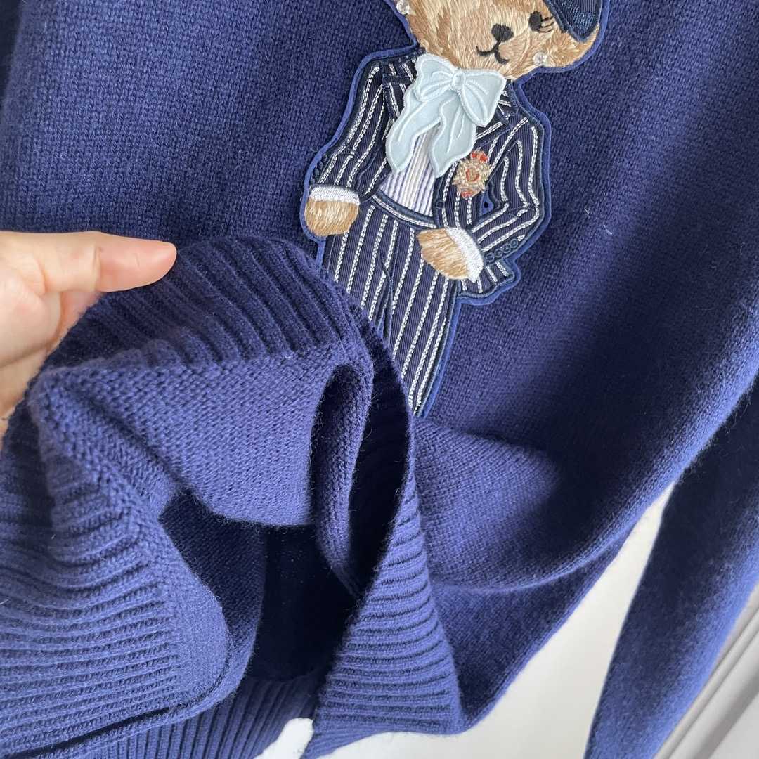 Ralph Lauren Cricket Polo Bear Silk Sweater - PerfectKickZ