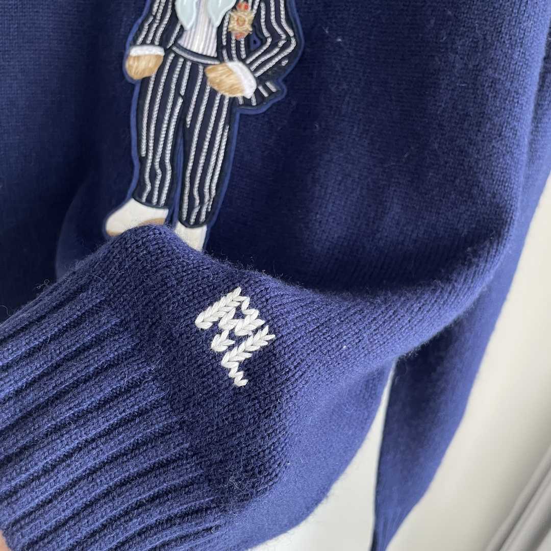 Ralph Lauren Cricket Polo Bear Silk Sweater - PerfectKickZ
