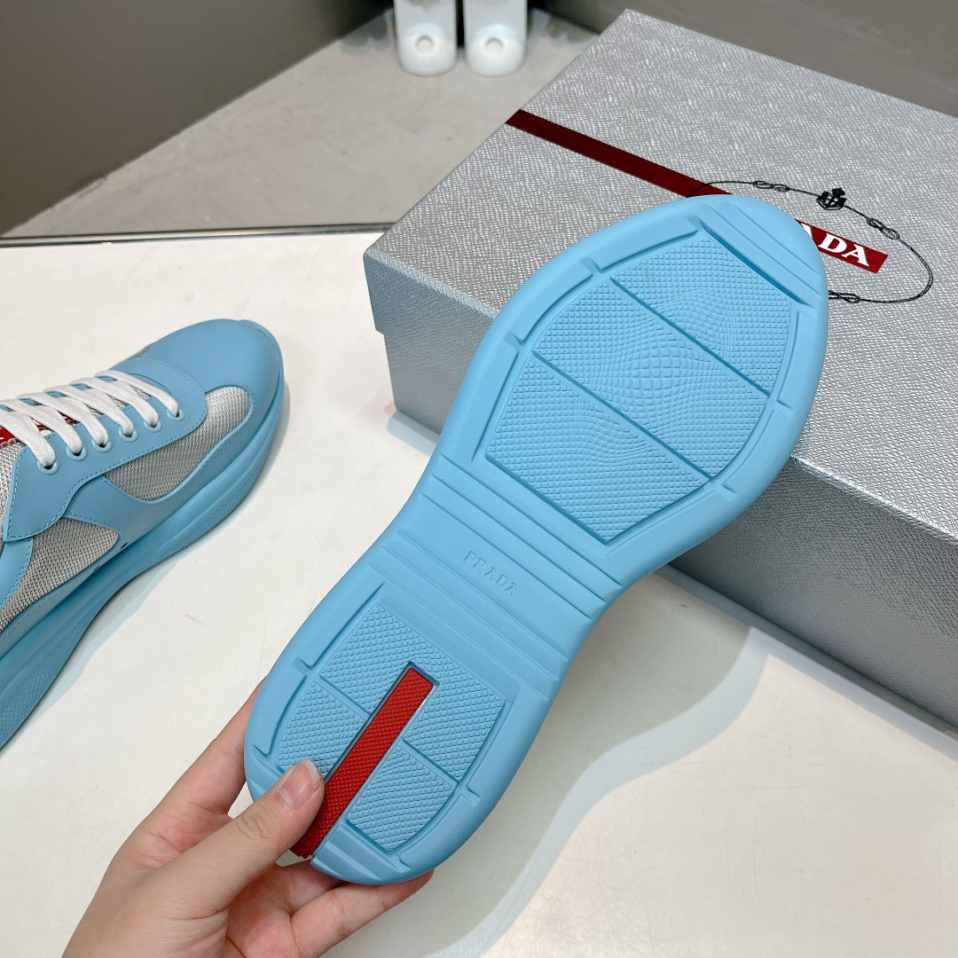 Prada America's Cup Soft Rubber And Bike Fabric Sneakers - PerfectKickZ