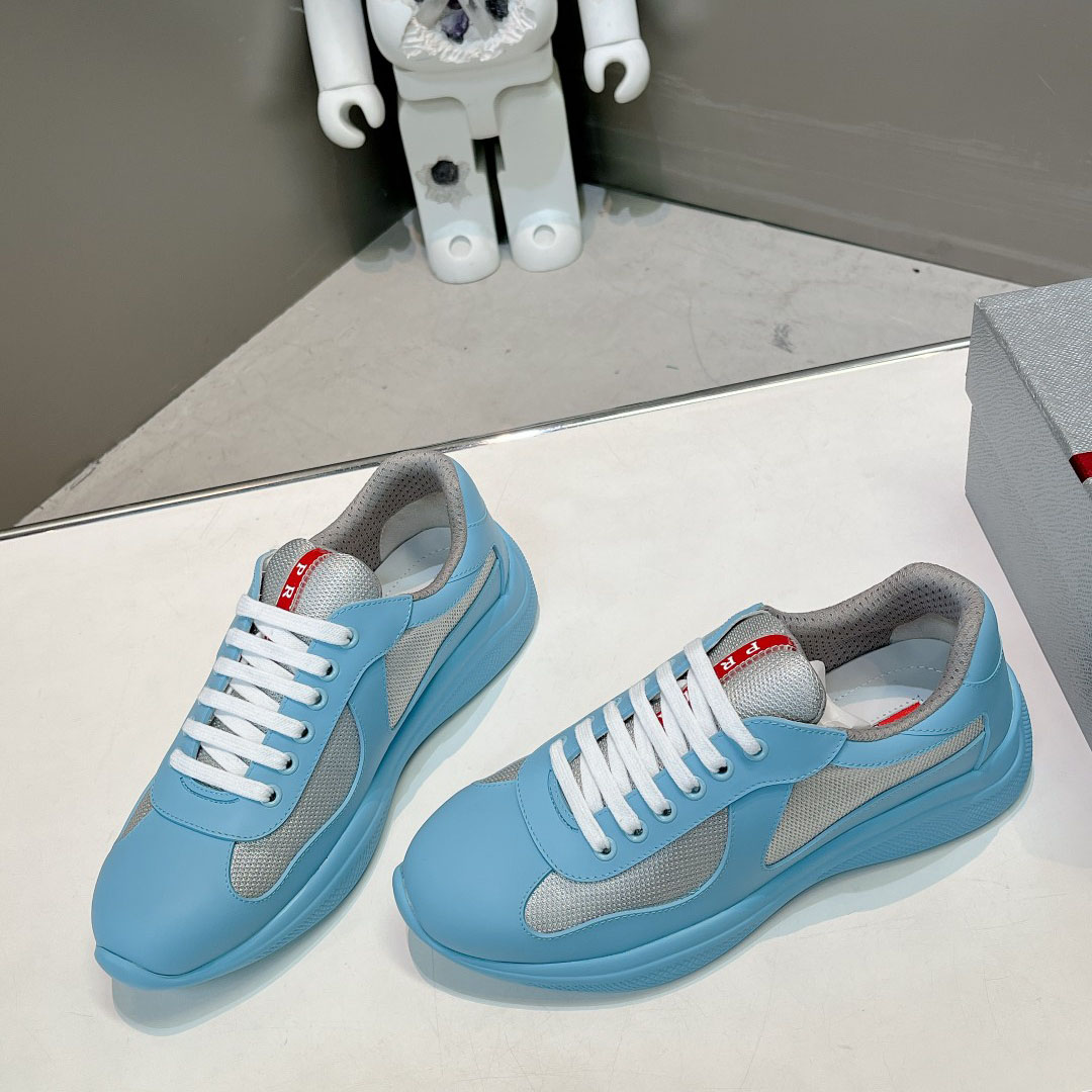 Prada America's Cup Soft Rubber And Bike Fabric Sneakers - 