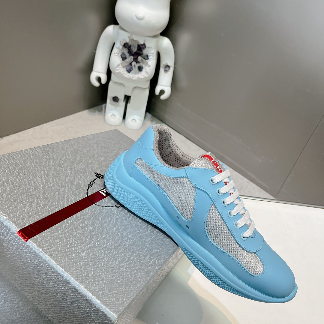 Prada America's Cup Soft Rubber And Bike Fabric Sneakers - 