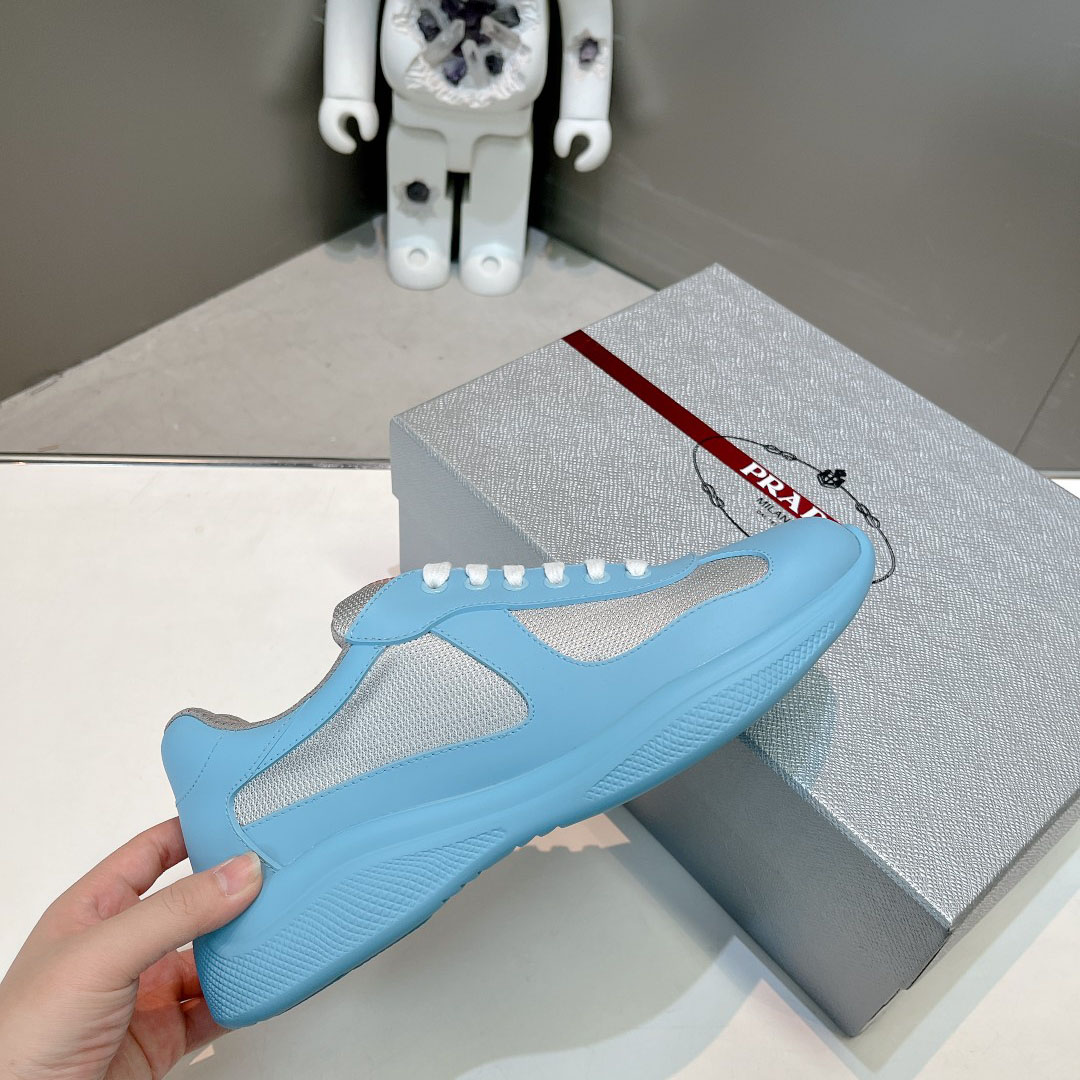Prada America's Cup Soft Rubber And Bike Fabric Sneakers - 