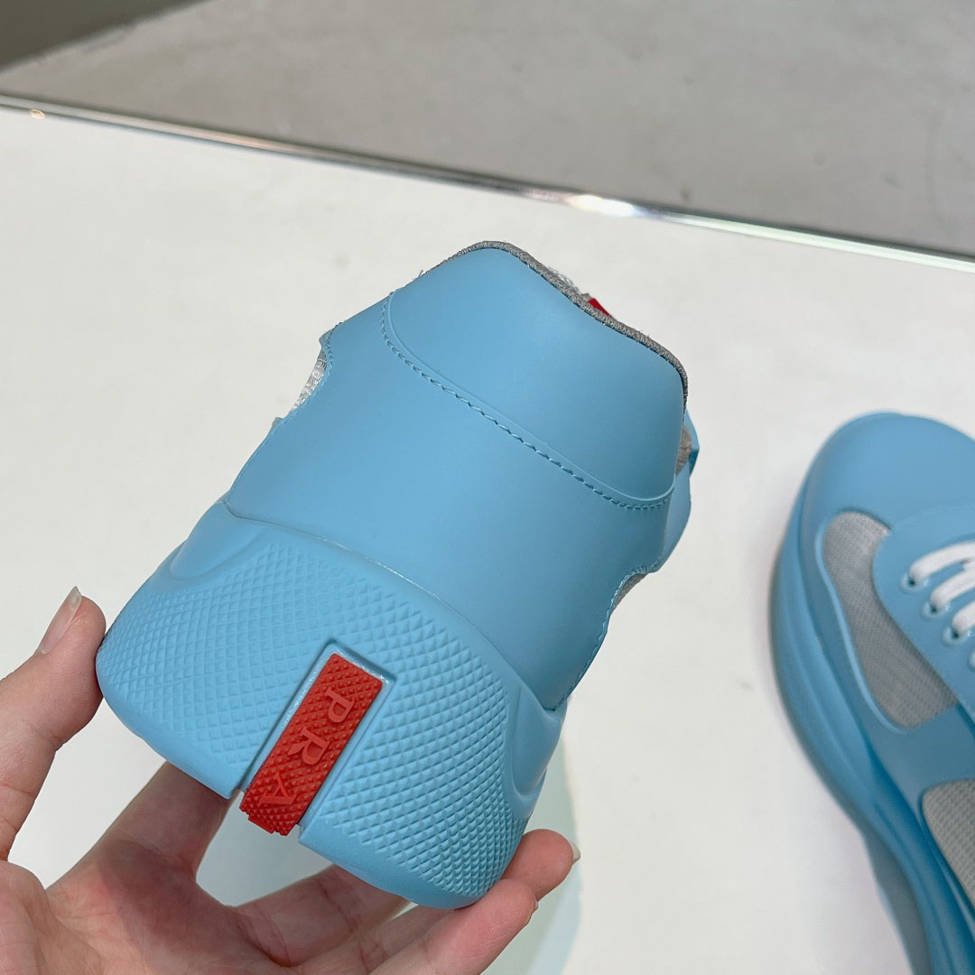 Prada America's Cup Soft Rubber And Bike Fabric Sneakers - 
