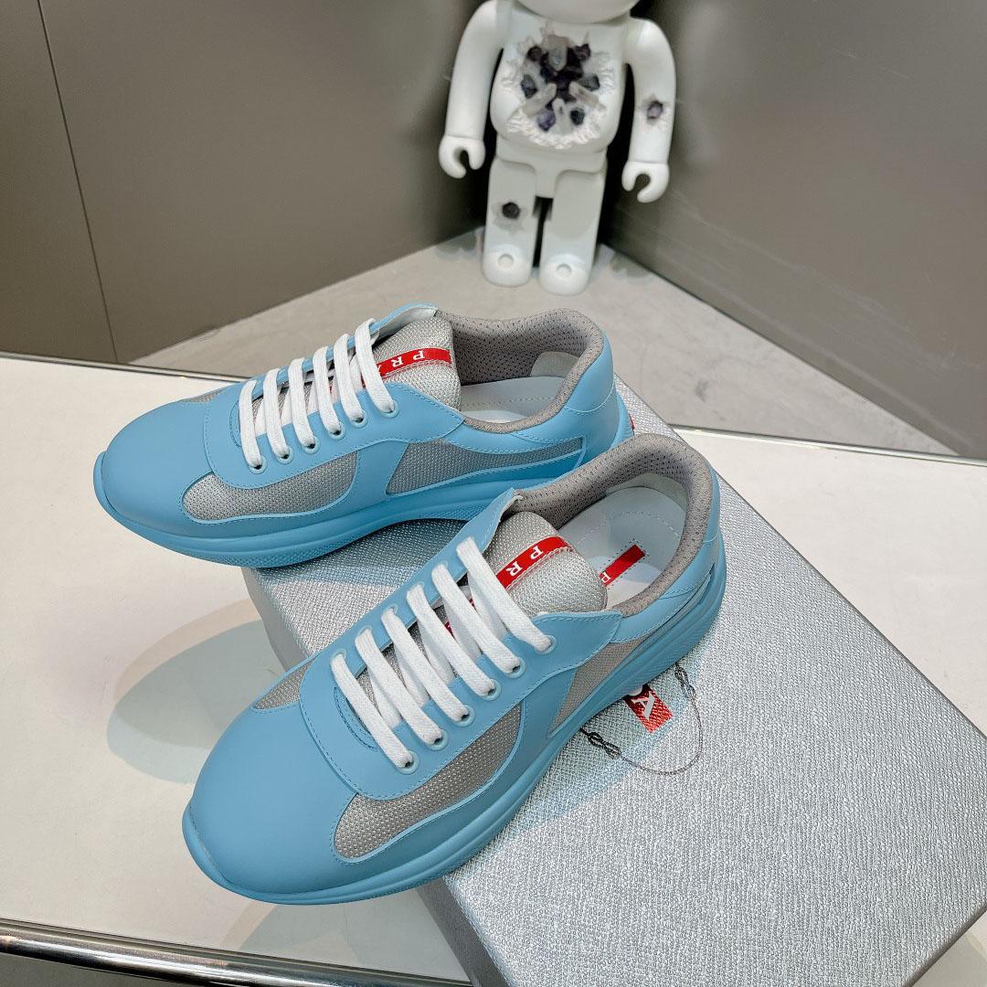 Prada America's Cup Soft Rubber And Bike Fabric Sneakers - 