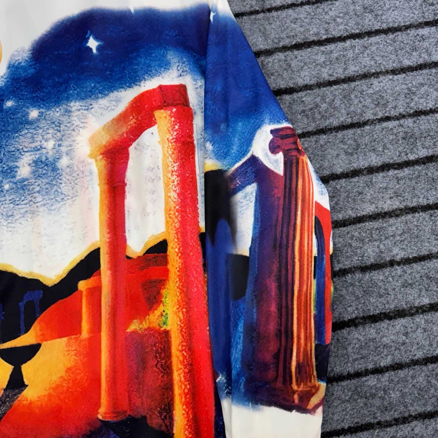 Casablanca Midnight Acropolis Silk Shirt - PerfectKickZ