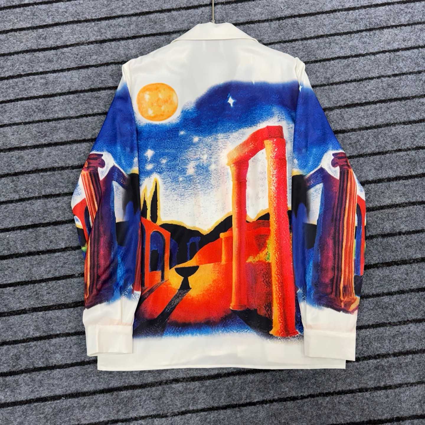 Casablanca Midnight Acropolis Silk Shirt - PerfectKickZ