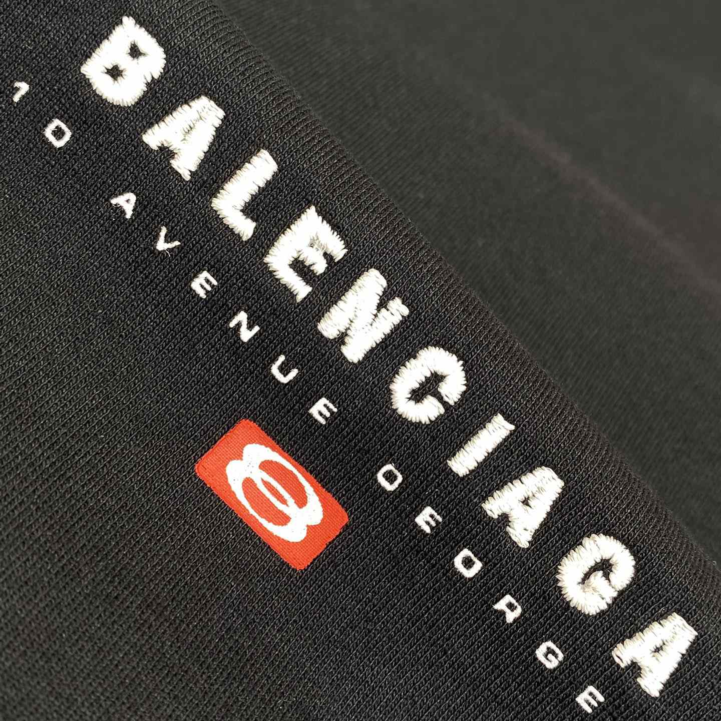 Balenciaga Unity Sport Long Sleeve Shirt Collar Polo In Faded Black - PerfectKickZ