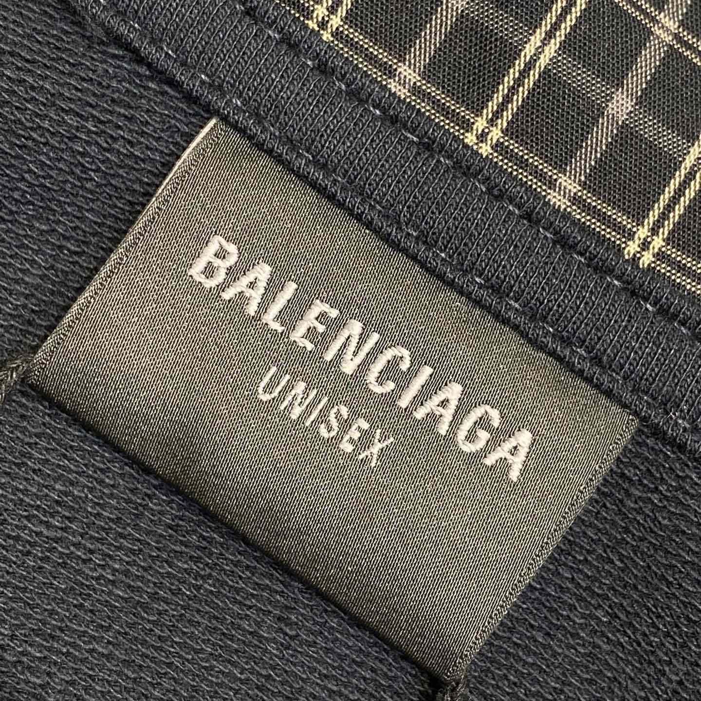 Balenciaga Unity Sport Long Sleeve Shirt Collar Polo In Faded Black - PerfectKickZ
