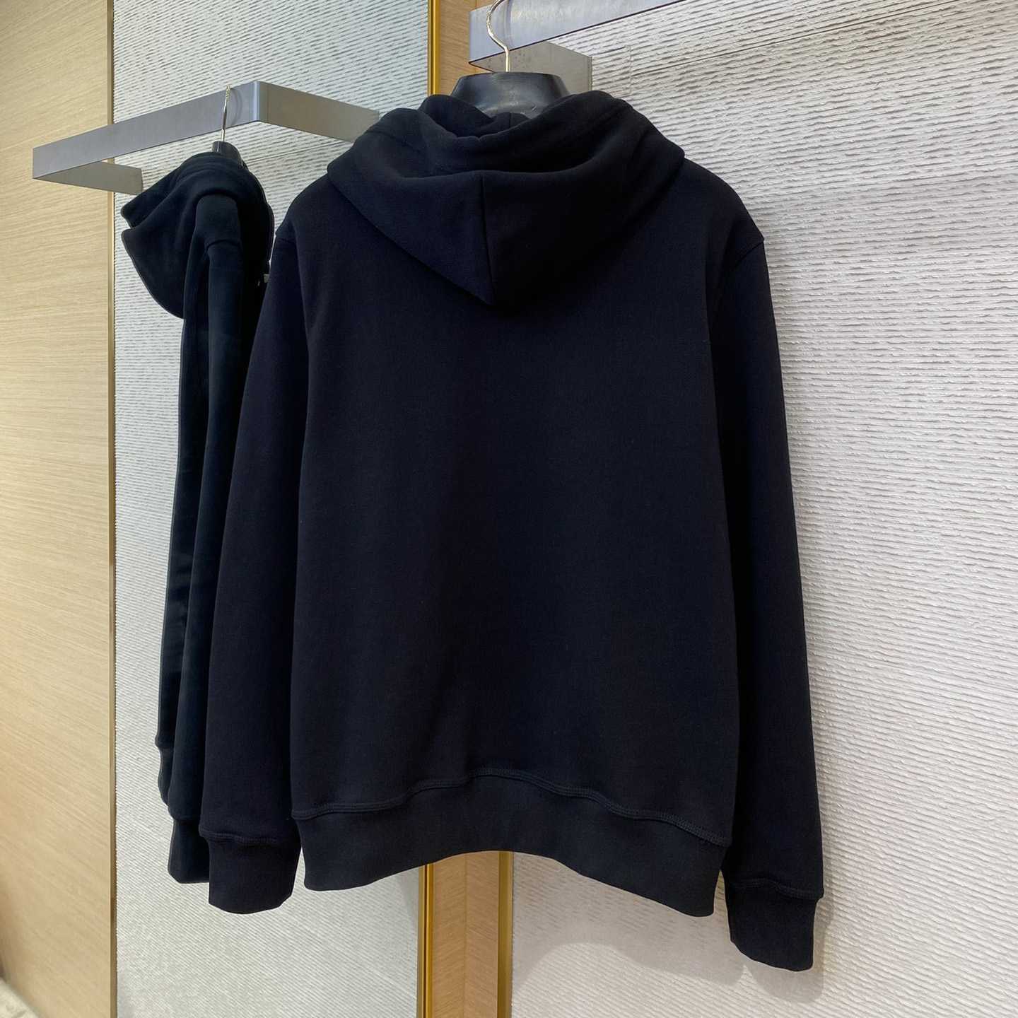 Burberry Check Label Cotton Zip Hoodie - PerfectKickZ
