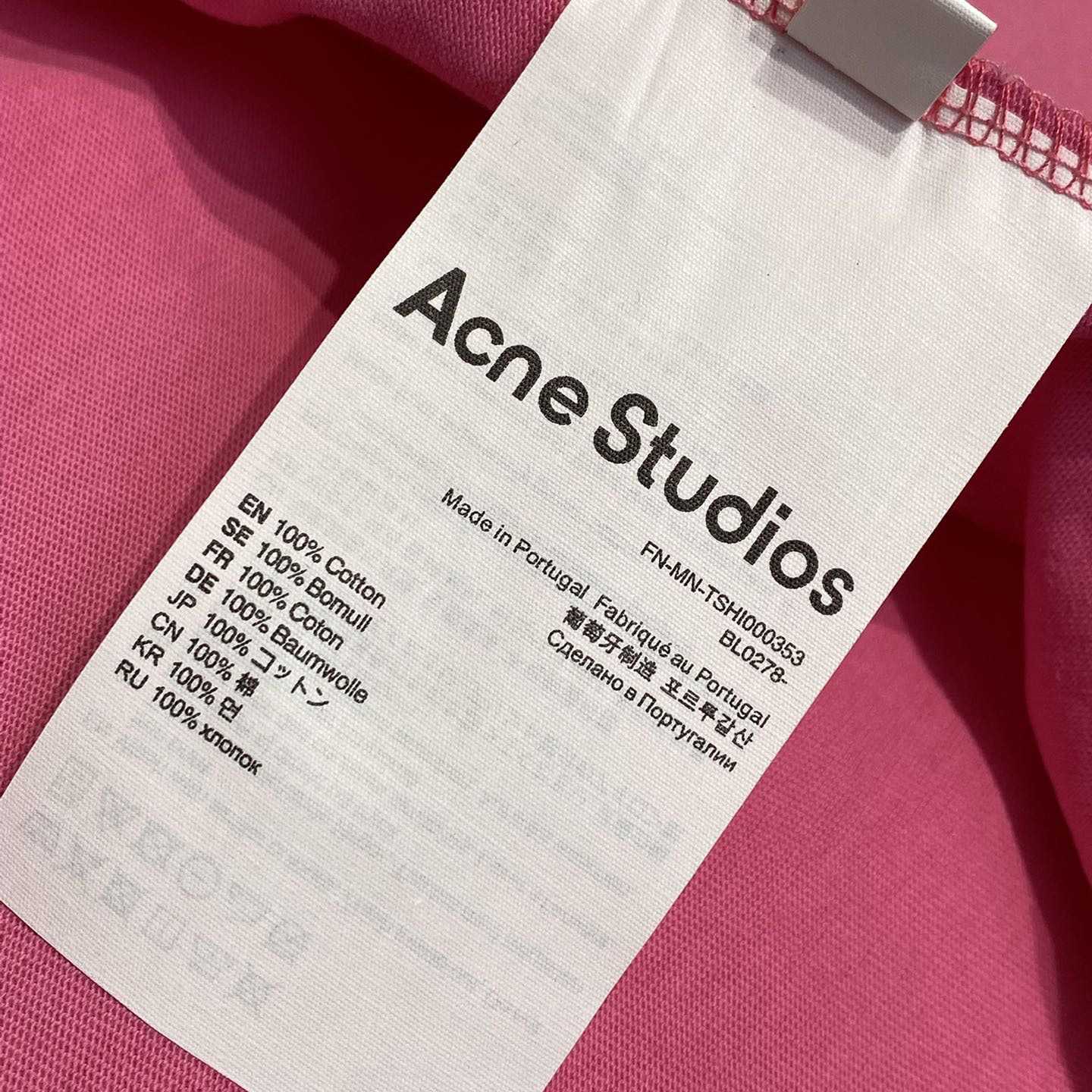 Acne Studios Logo T-shirt - Relaxed Fit - PerfectKickZ