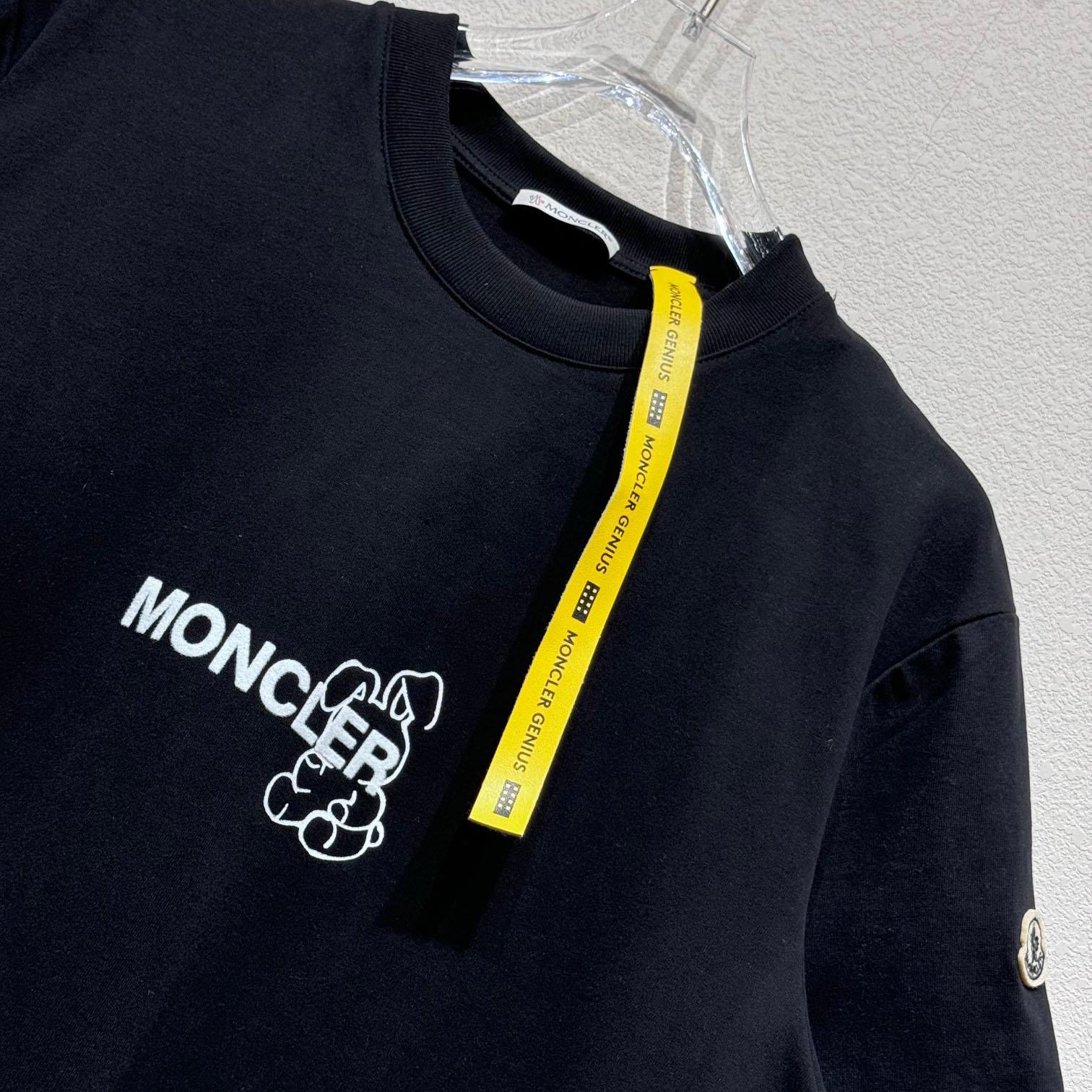 Moncler x FRGMT Cartoon Logo Cotton T-Shirt - PerfectKickZ