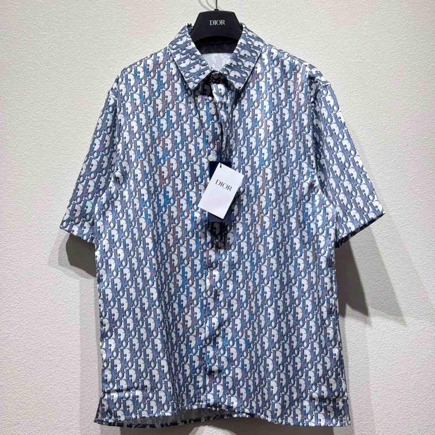 Dior Oblique Short-Sleeved Shirt  - PerfectKickZ
