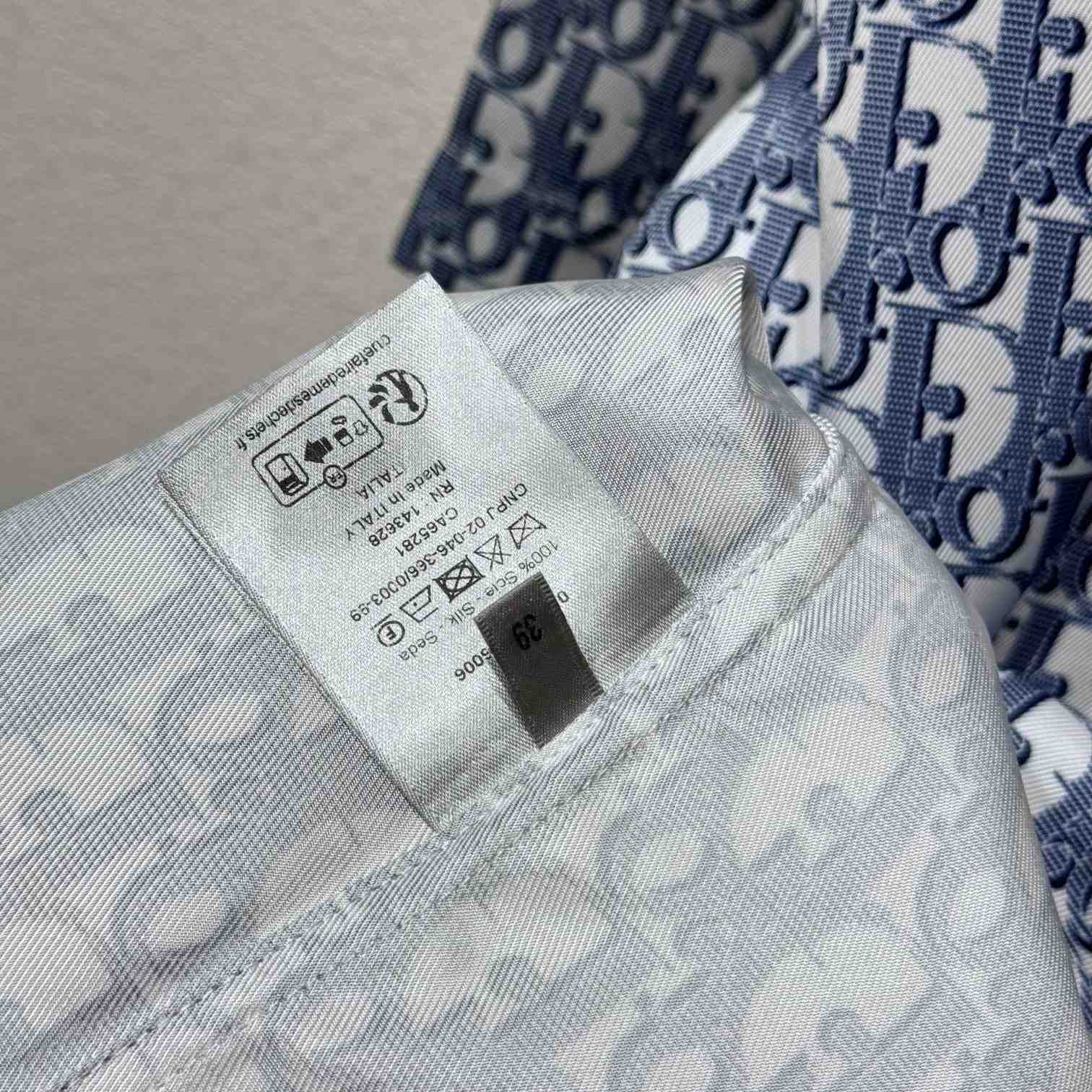 Dior Oblique Short-Sleeved Shirt  - PerfectKickZ