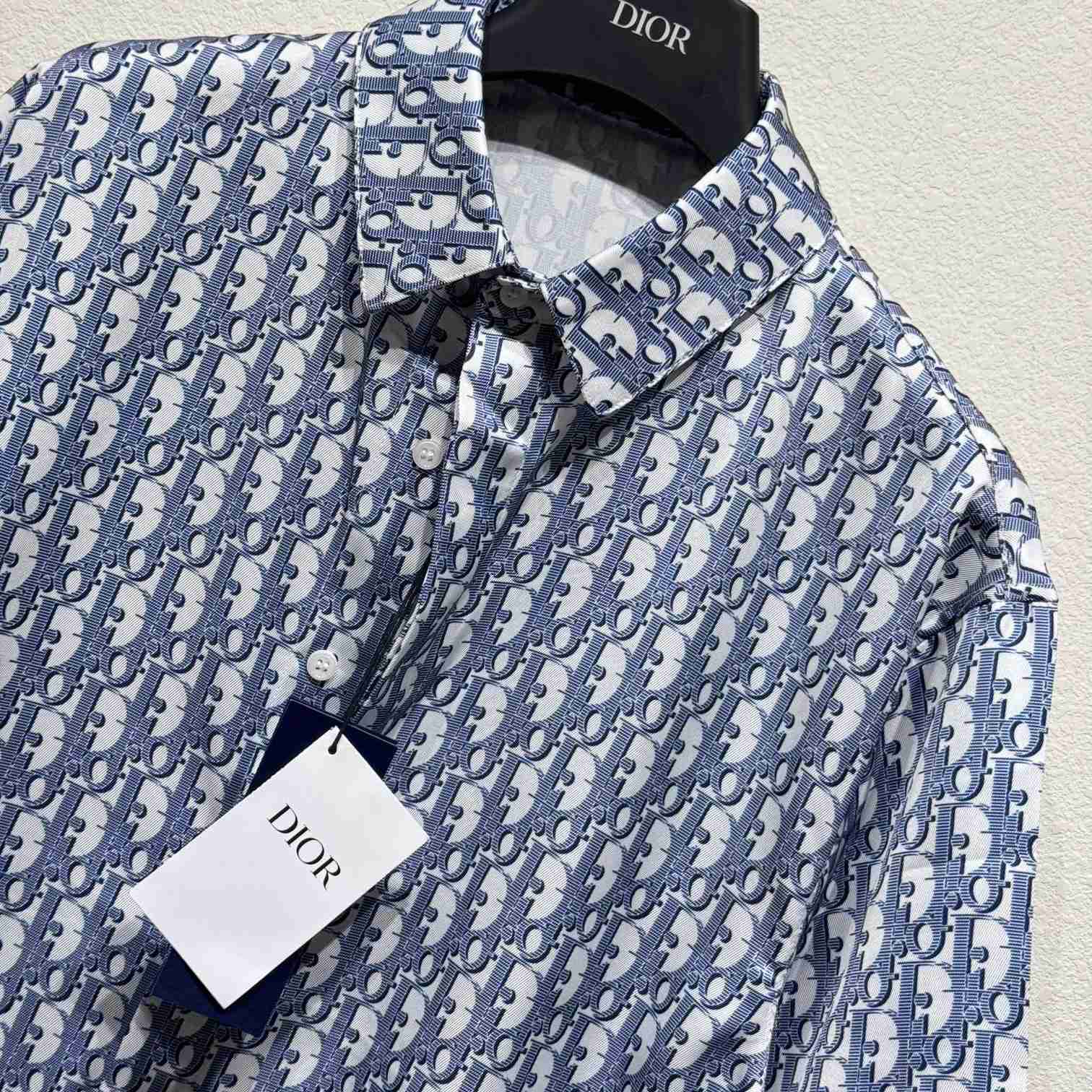Dior Oblique Short-Sleeved Shirt  - PerfectKickZ