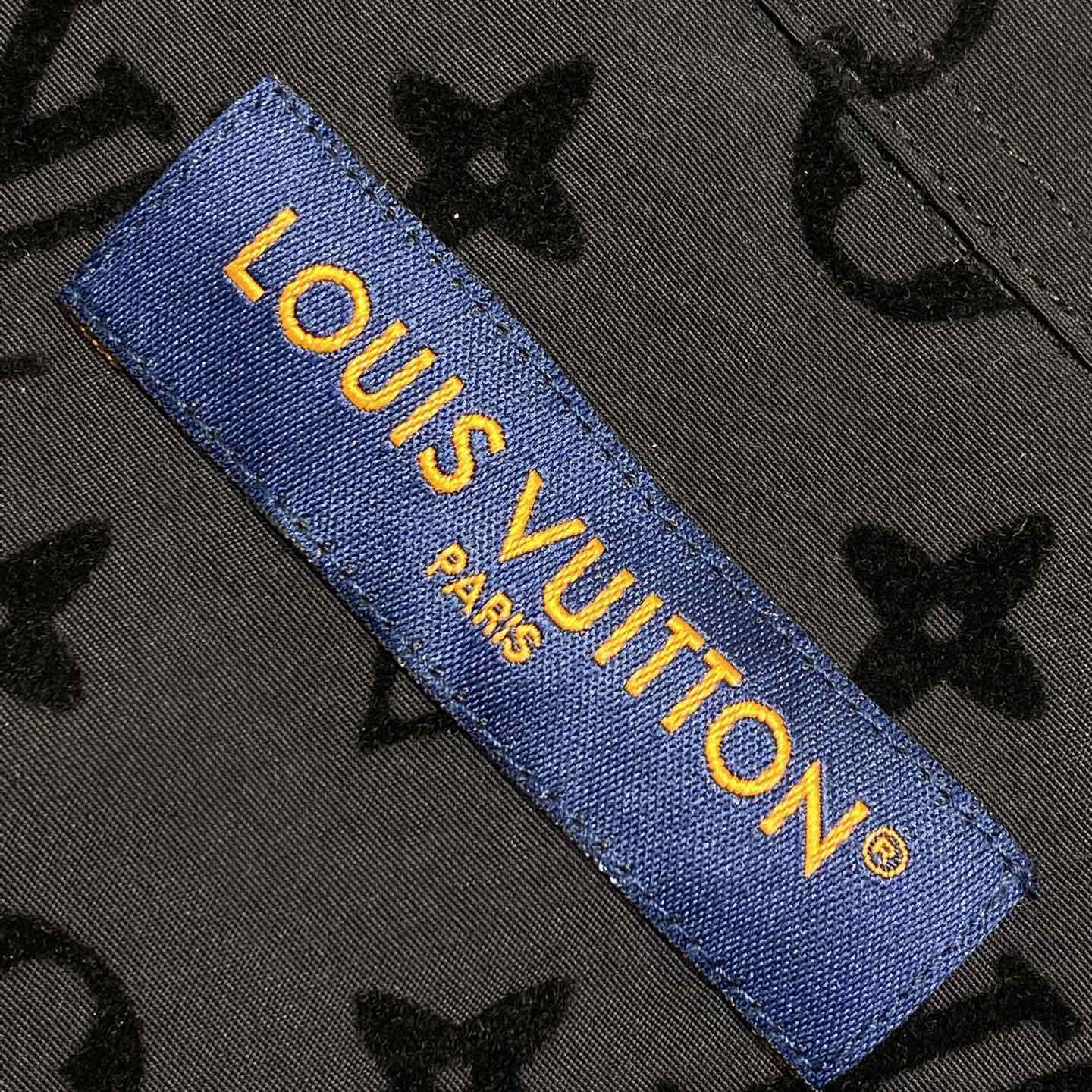 Louis Vuitton Flocked  Monogram Long-Sleeved Shirt - PerfectKickZ